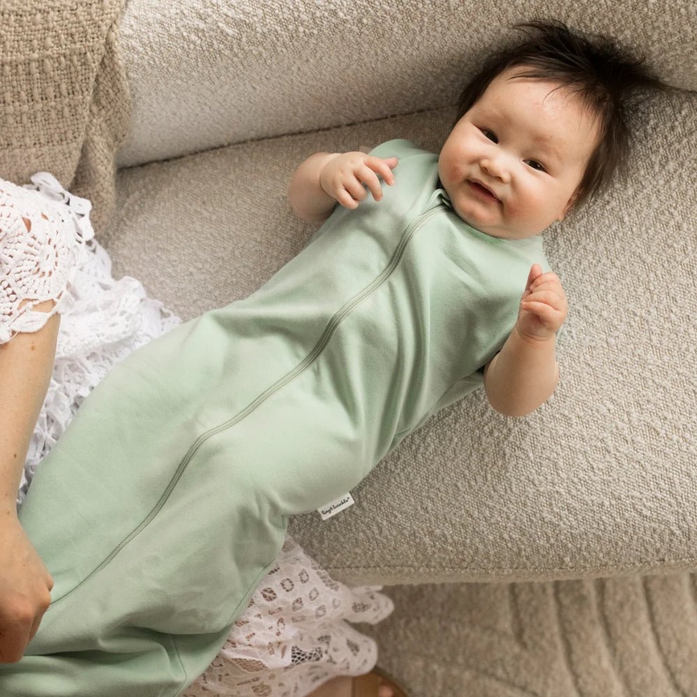 Tiny Twinkle - 2 - in - 1 Baby Sleep Bag - 1.0 TOG - Sage