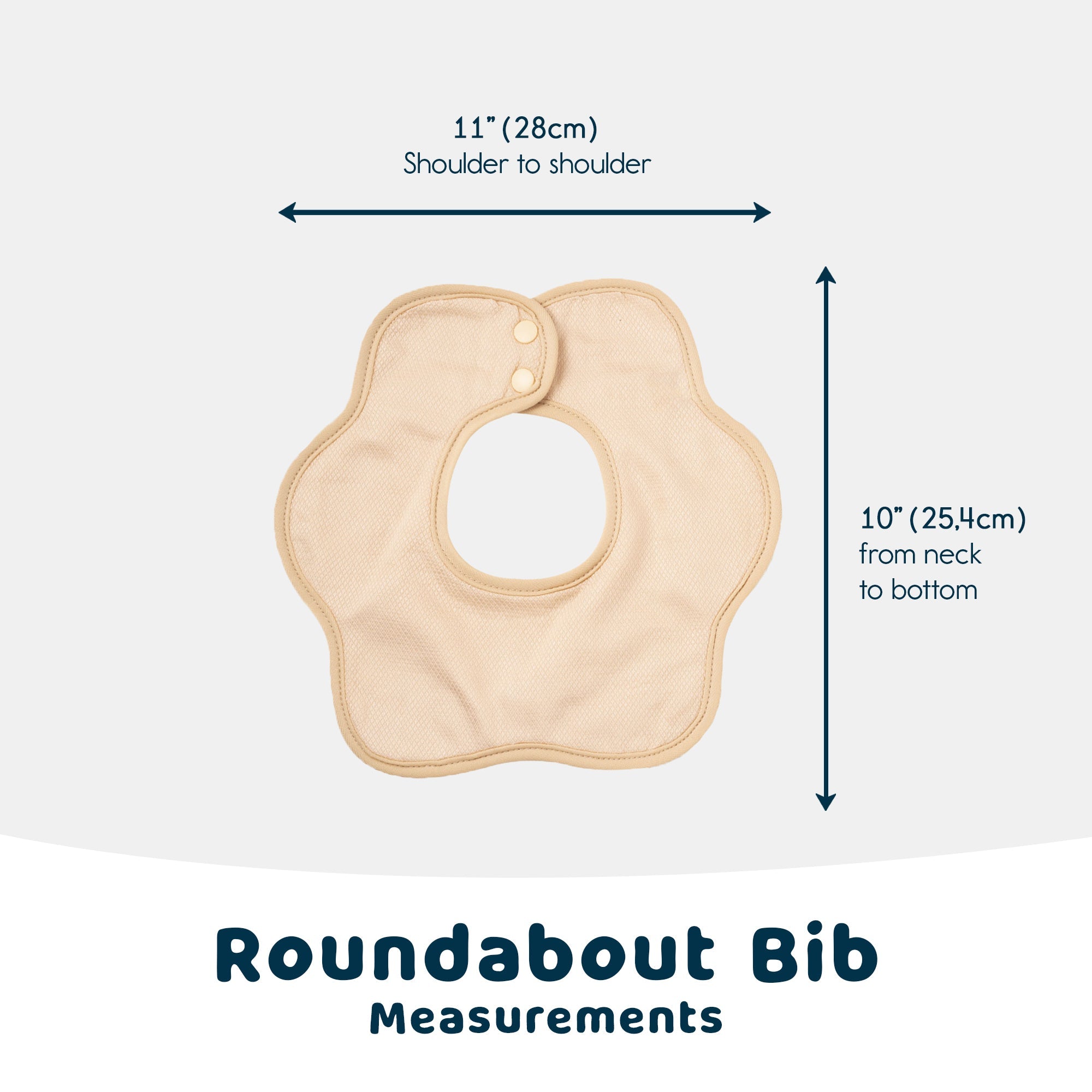 Tiny Twinkle - Kaffle® Roundabout Bib 3 Pack - Light Netural Set
