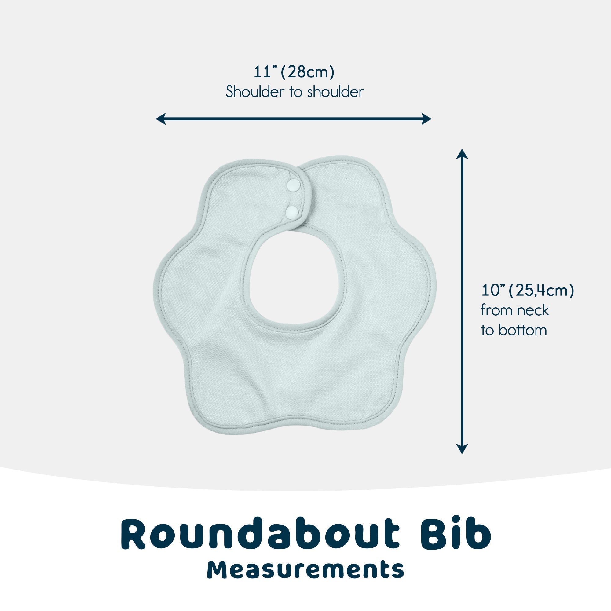 Tiny Twinkle - Kaffle® Roundabout Bib 3 Pack - Slate Set