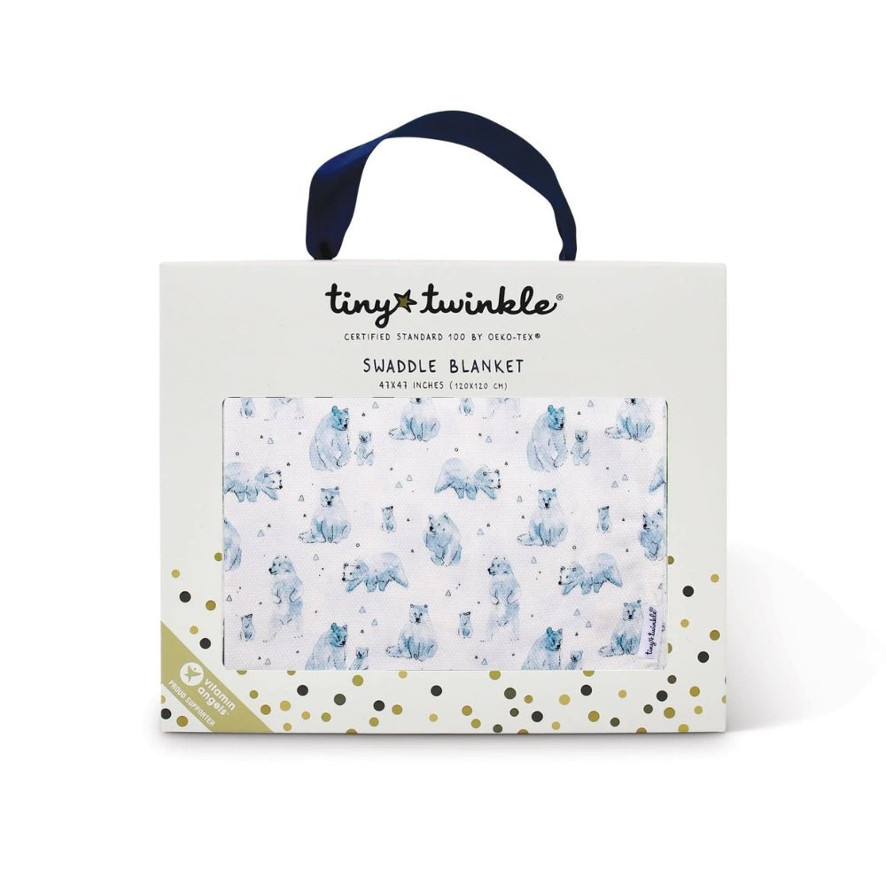 Tiny Twinkle - Kaffle® Swaddle Blanket - Bear
