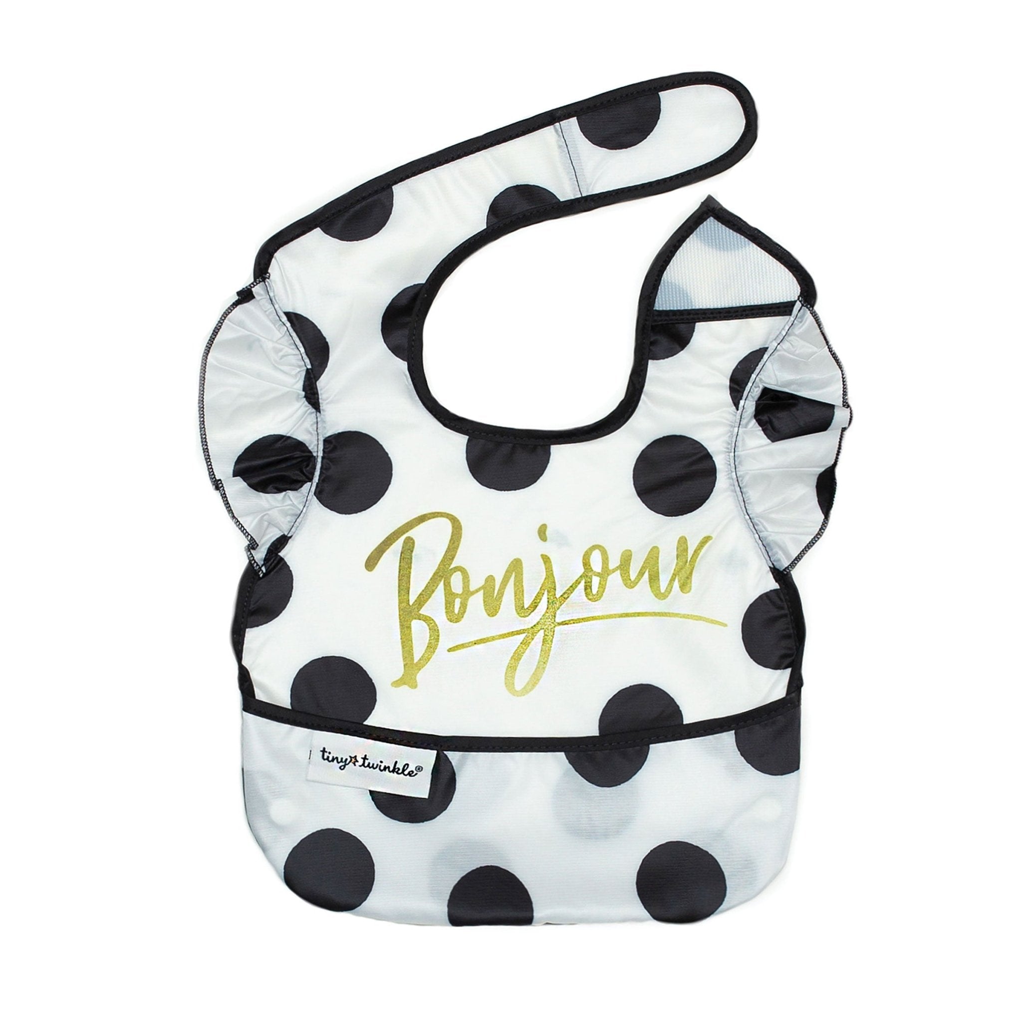 Tiny Twinkle - Mess - Proof Easy Bib - Bonjour