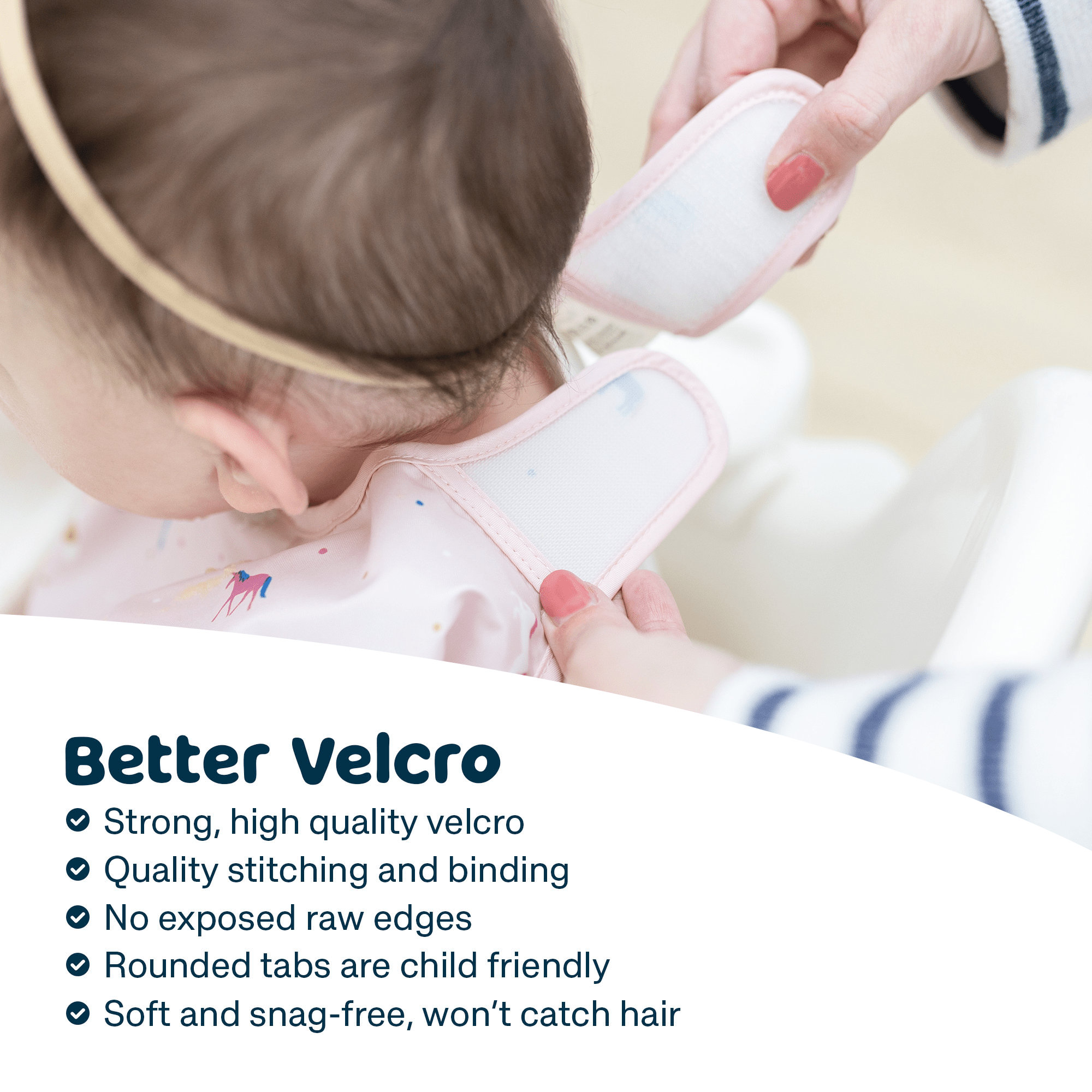 Tiny Twinkle - Mess - Proof Long Sleeve Bib - Floral Pop