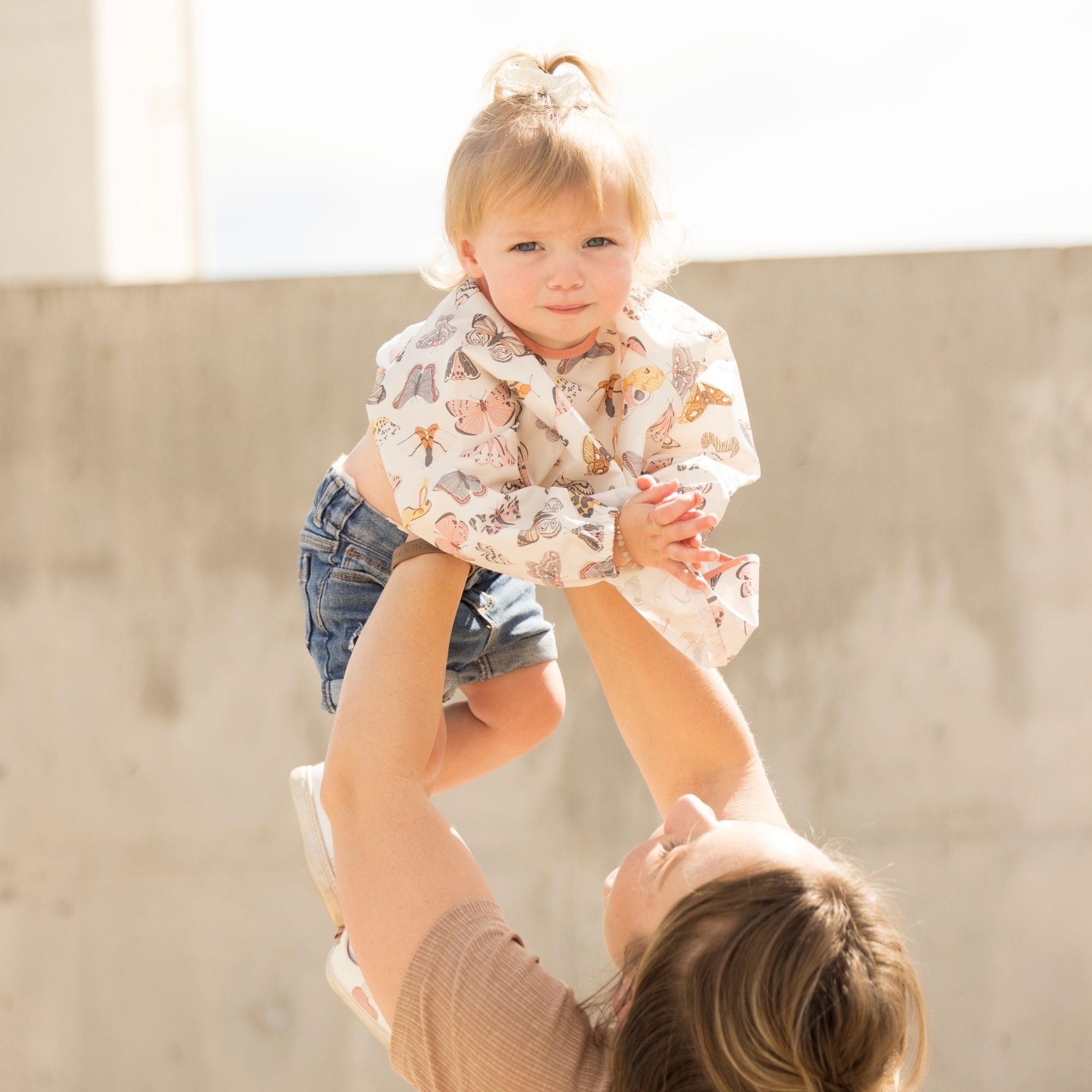 Tiny Twinkle - Mess - Proof Long Sleeve Bib - Flutter