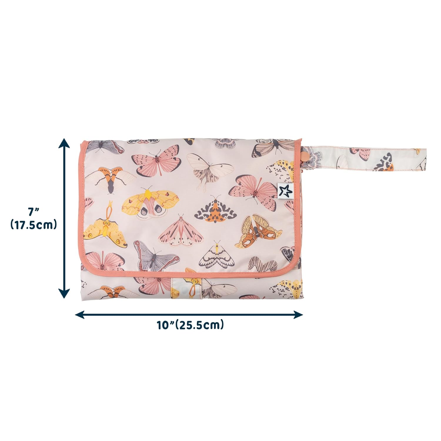 Tiny Twinkle - Mess - Proof Portable Nappy Changing Pad - Flutter