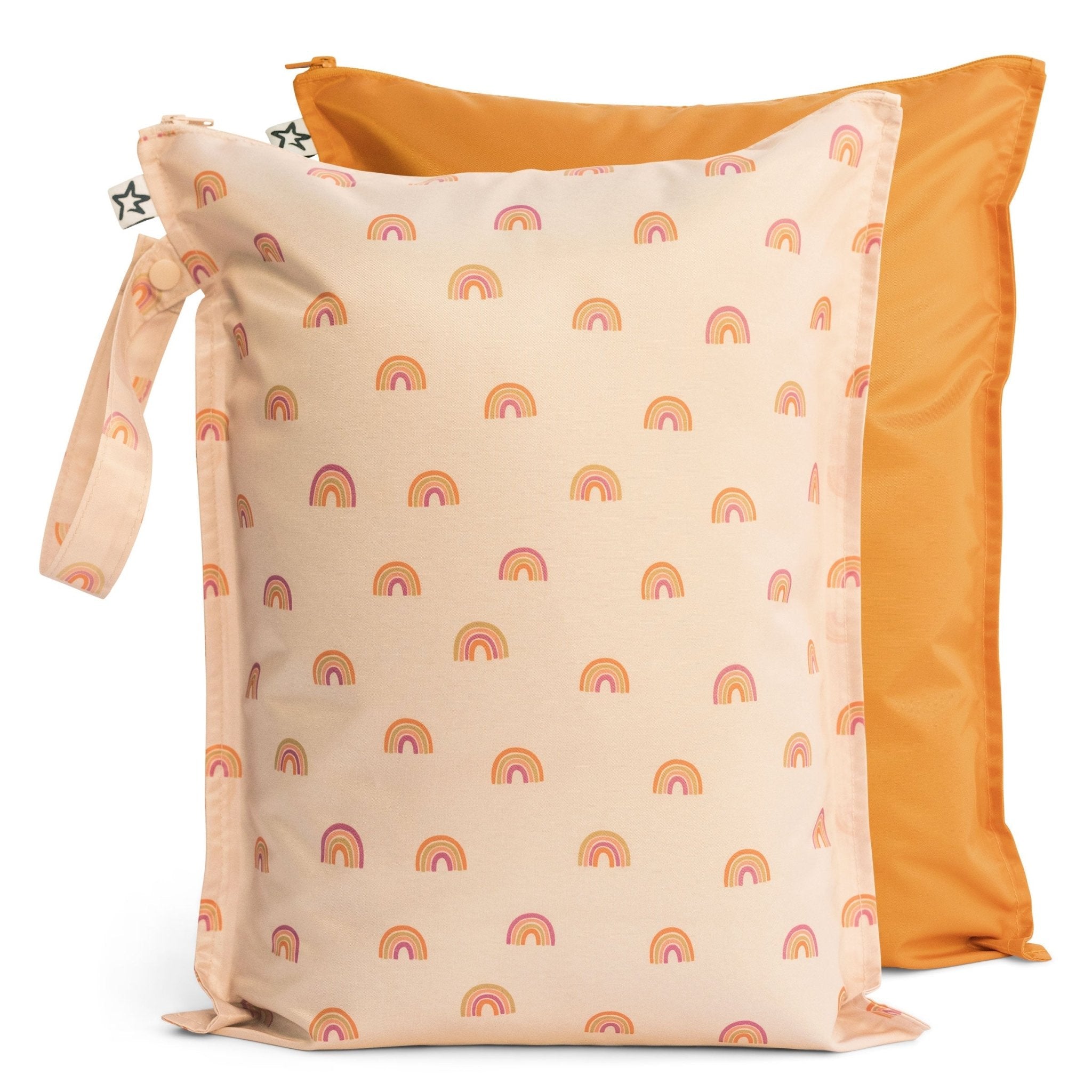 Tiny Twinkle - Mess - Proof Wet Bag 2 Pack - Boho Rainbow