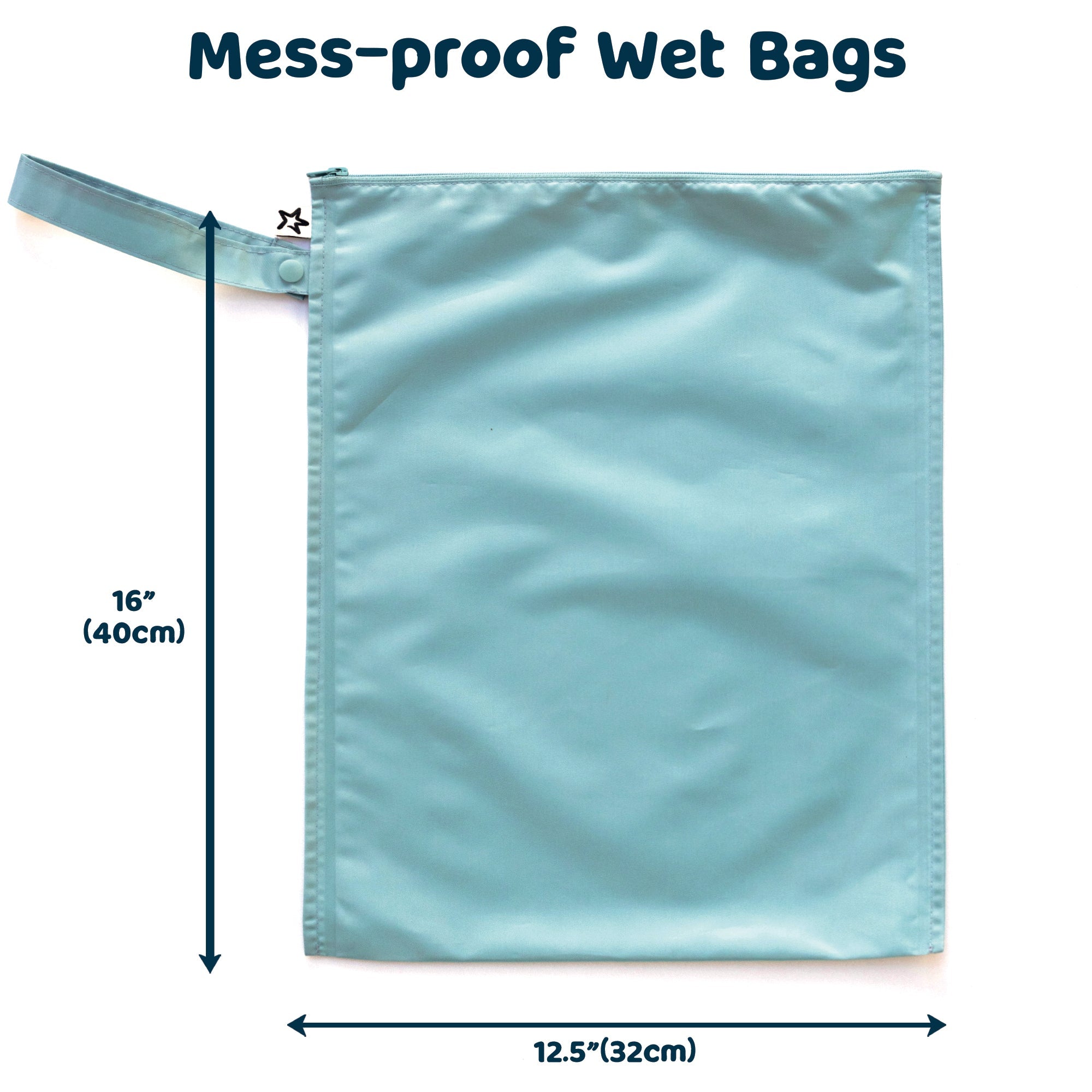 Tiny Twinkle - Mess - Proof Wet Bag 2 Pack - Ocean Life