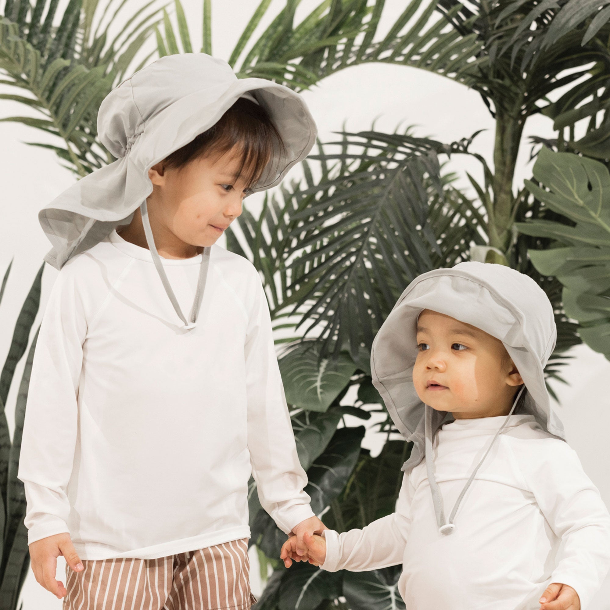 Tiny Twinkle - Sun Protection Flap Hat UPF 50+ - Gray