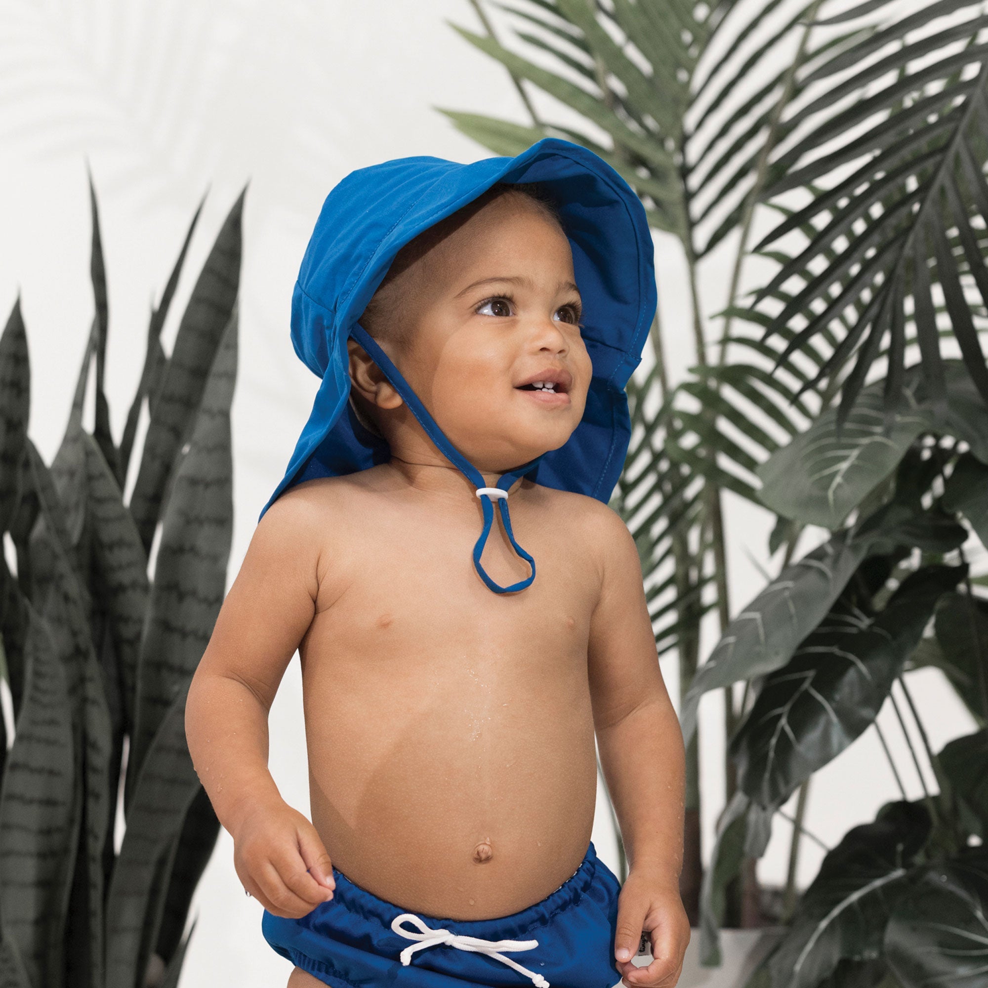 Tiny Twinkle - Sun Protection Flap Hat UPF 50+ - Navy