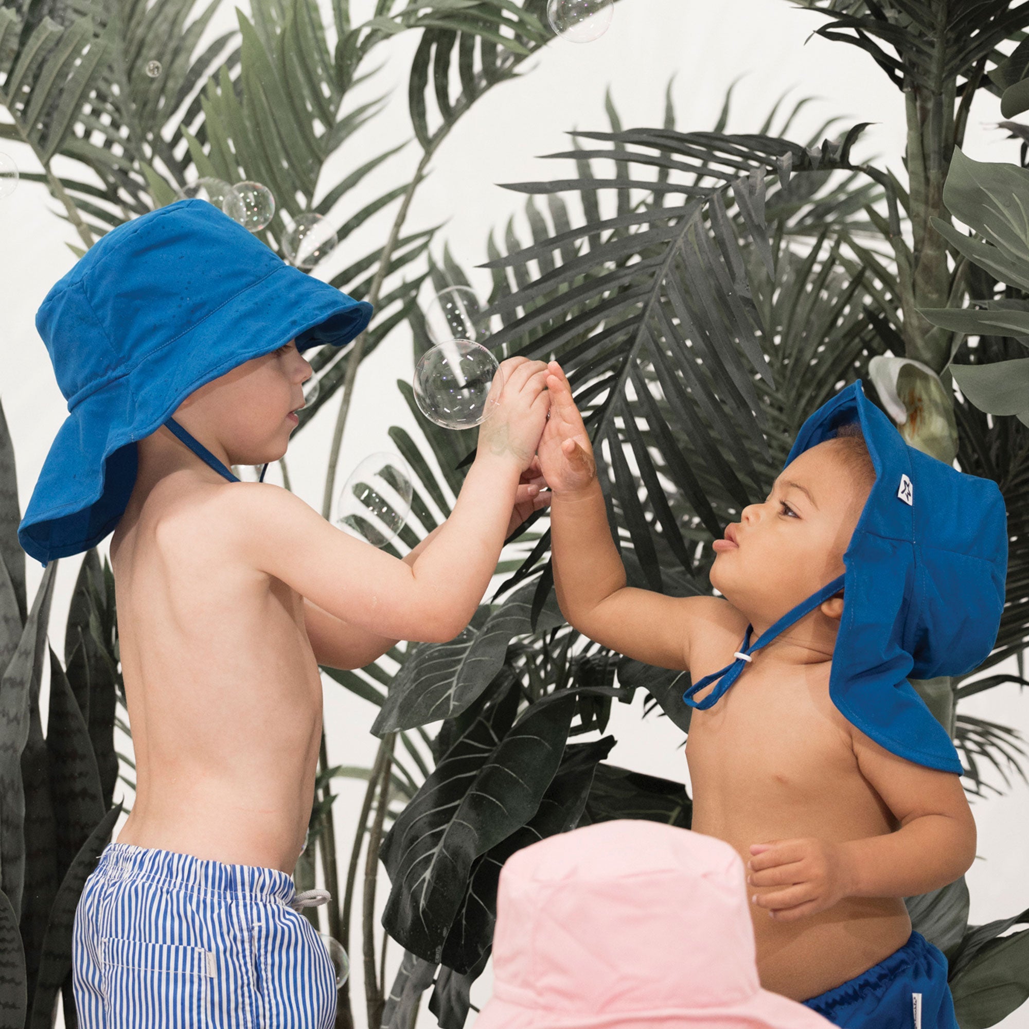 Tiny Twinkle - Sun Protection Flap Hat UPF 50+ - Navy