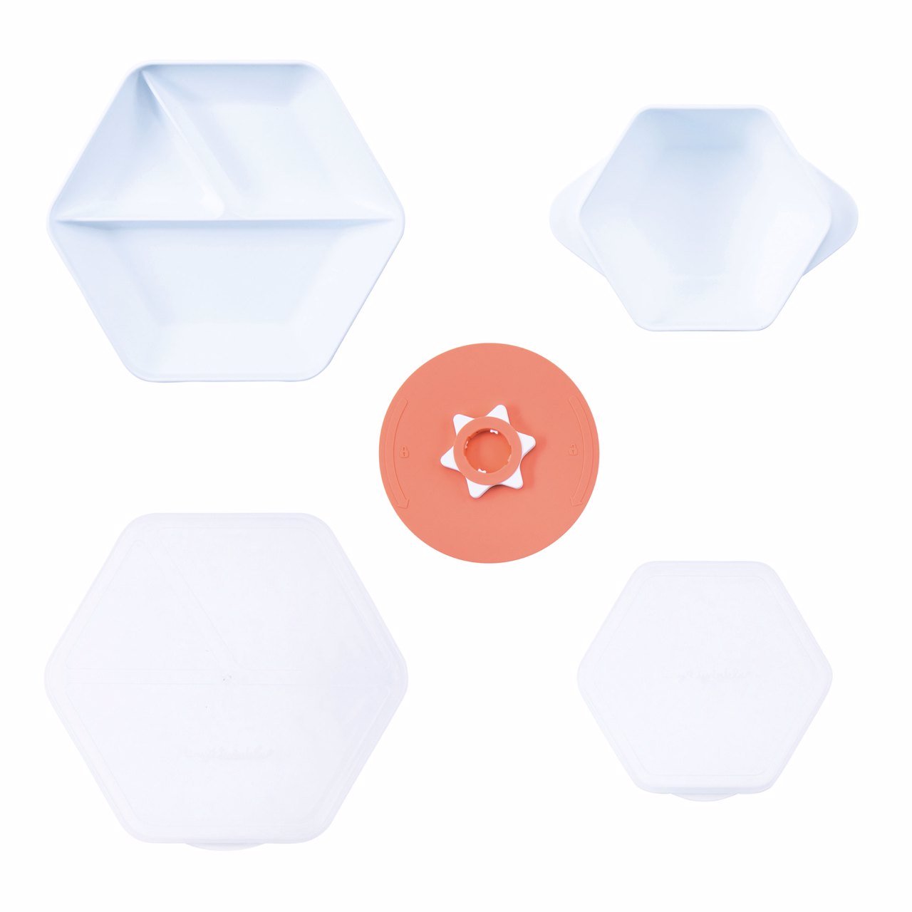 Tiny Twinkle - "Grow with Me" Feeding Set - Coral