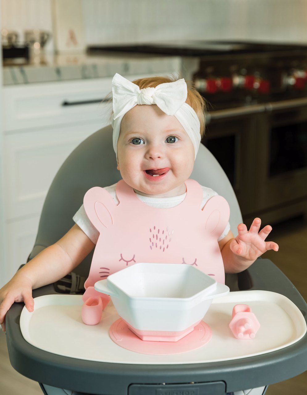 Tiny Twinkle - "Grow with Me" Feeding Set - Rose