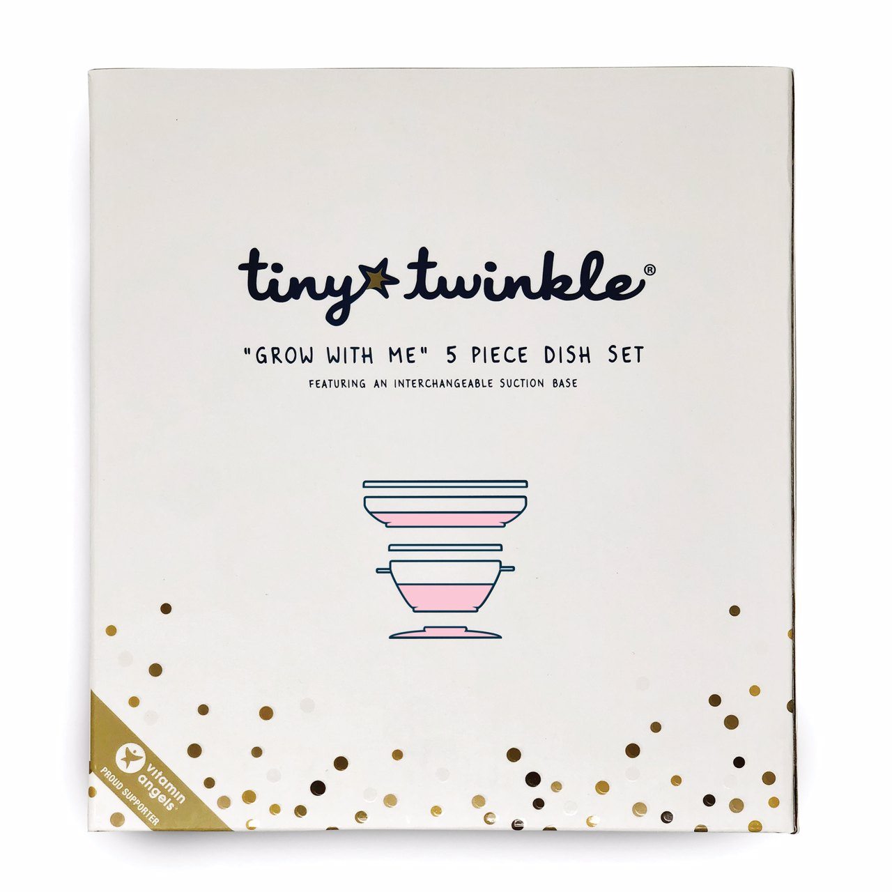 Tiny Twinkle - "Grow with Me" Feeding Set - Rose
