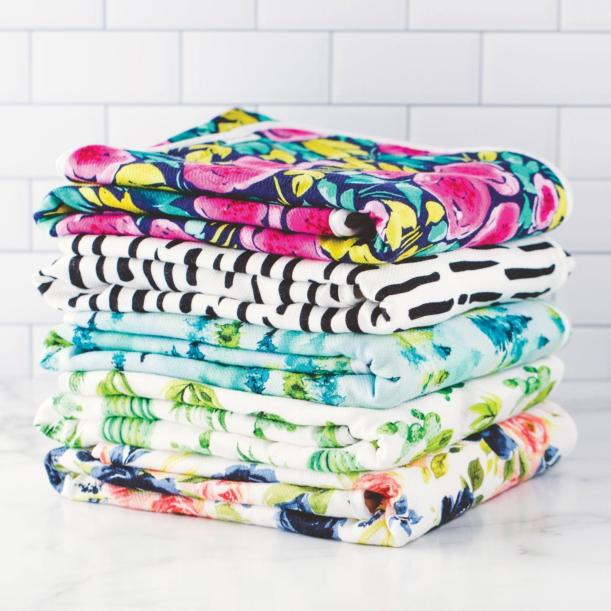 Tiny Twinkle - Kaffle® Hooded Towel and Washcloth Set - Ink Strokes