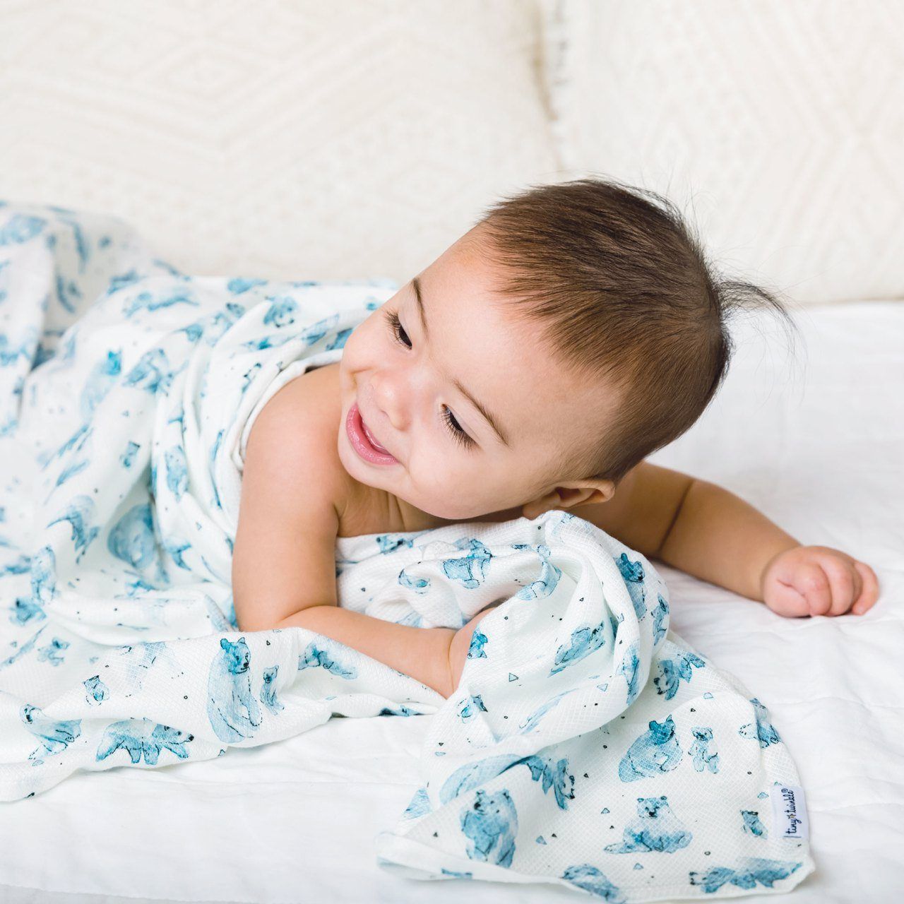 Tiny Twinkle - Kaffle® Swaddle Blanket - Bear