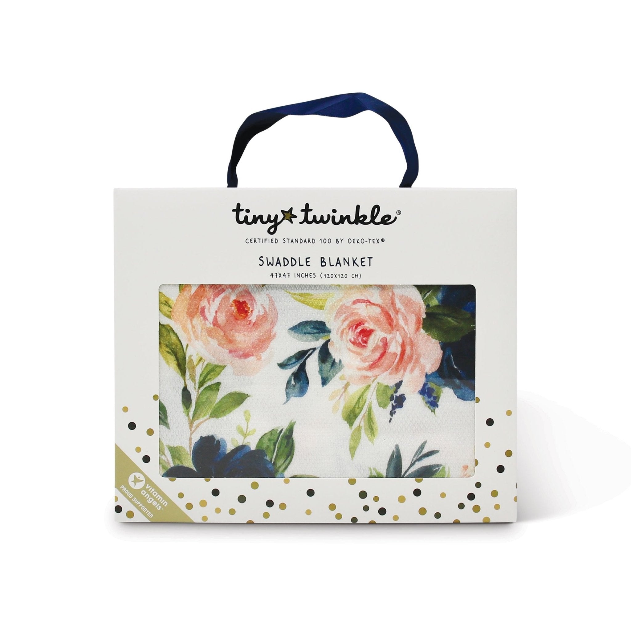 Tiny Twinkle - Kaffle® Swaddle Blanket - Blush
