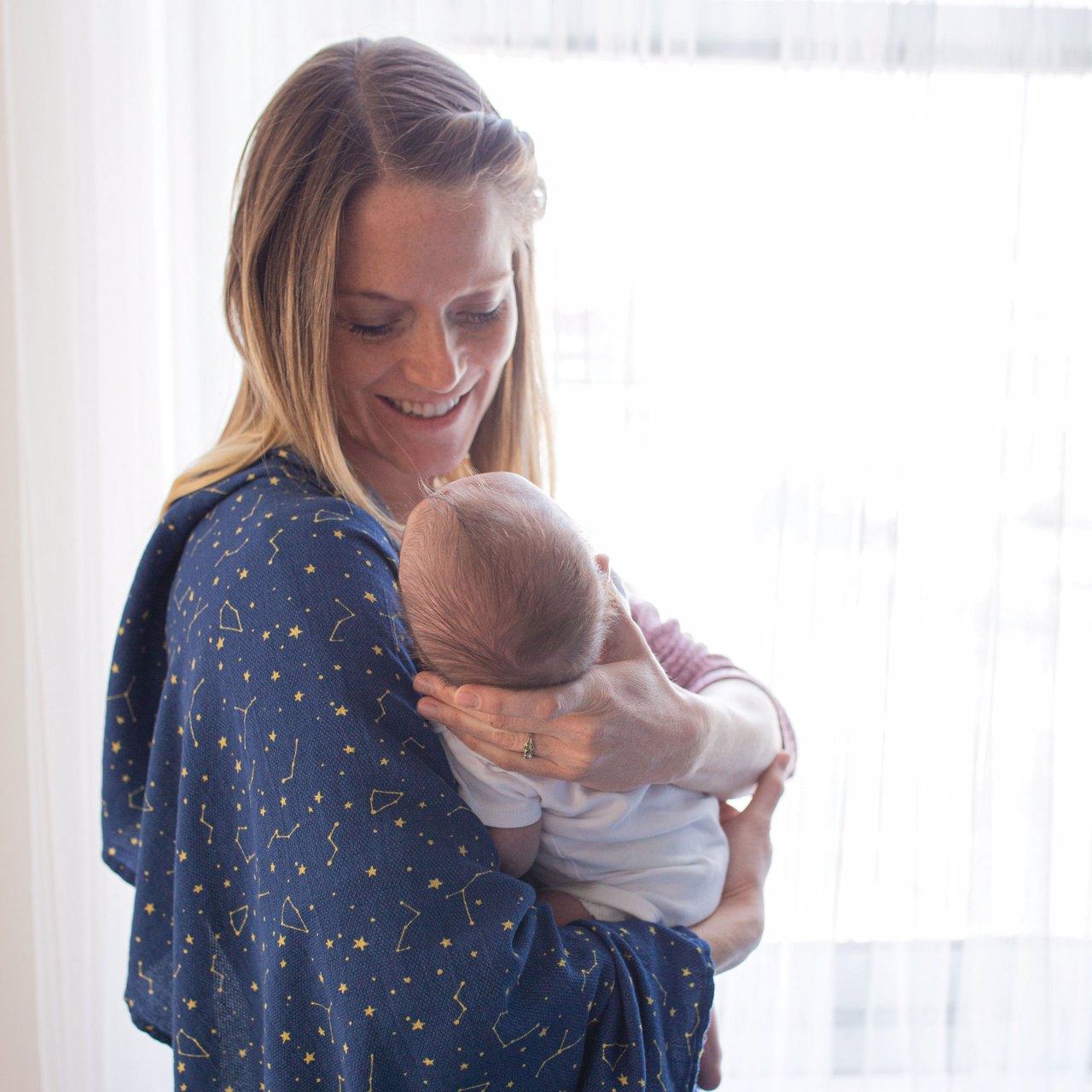 Tiny Twinkle - Kaffle® Swaddle Blanket - Constellation