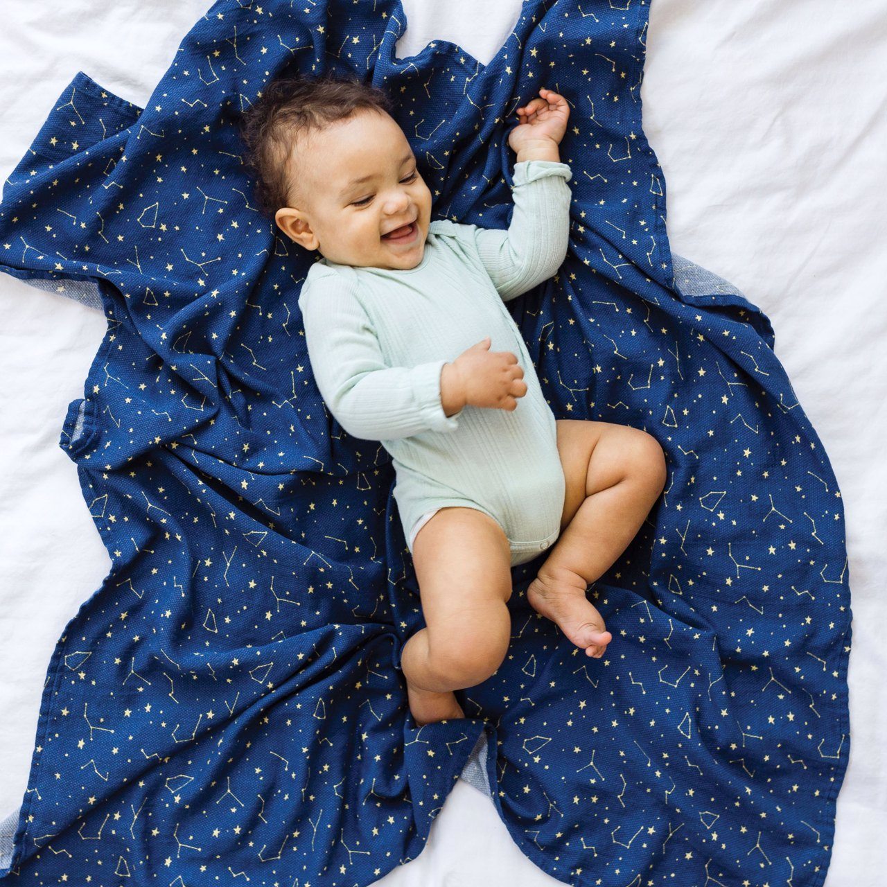 Tiny Twinkle - Kaffle® Swaddle Blanket - Constellation