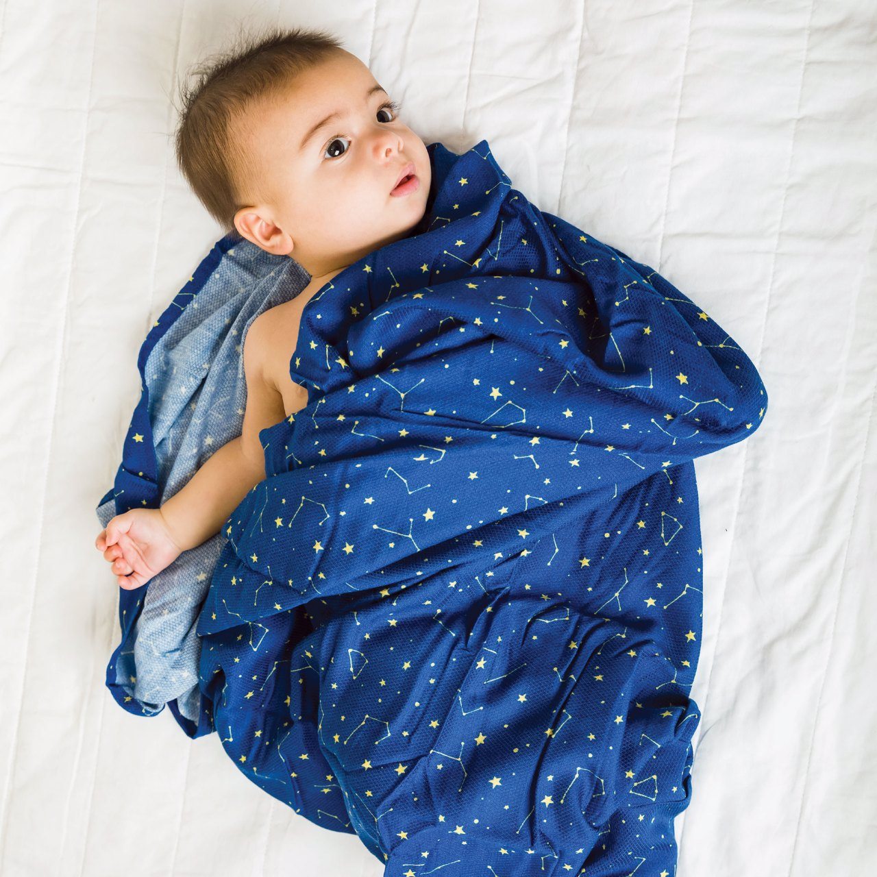 Tiny Twinkle - Kaffle® Swaddle Blanket - Constellation