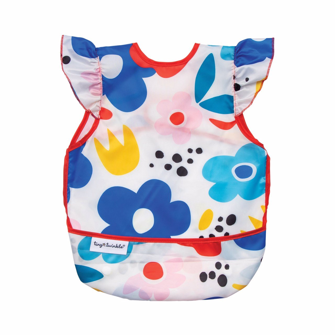 Tiny Twinkle - Mess - Proof Apron Bib - Modern Floral