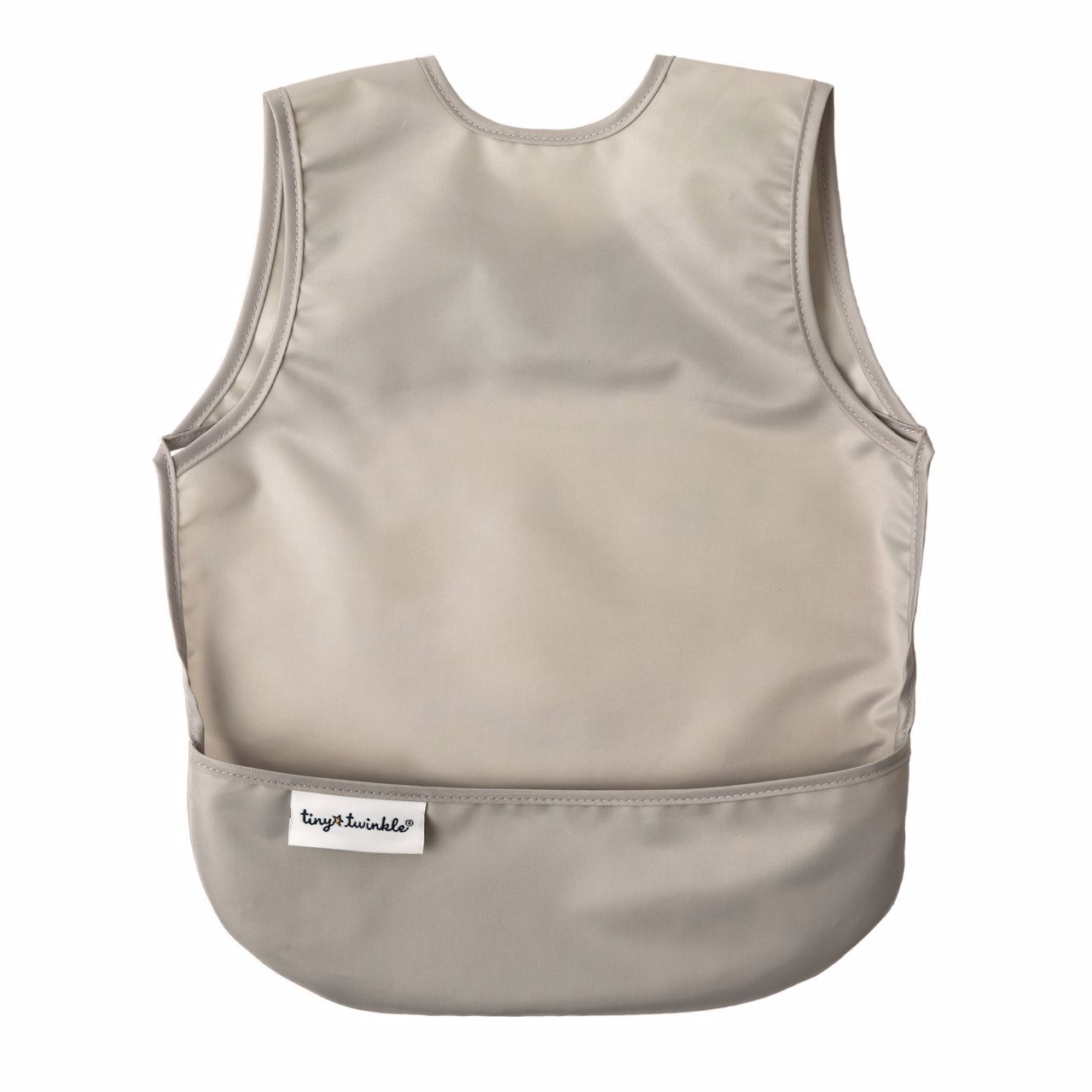 Tiny Twinkle - Mess - Proof Apron Bib Set of 2 - Grey, Dark Blue