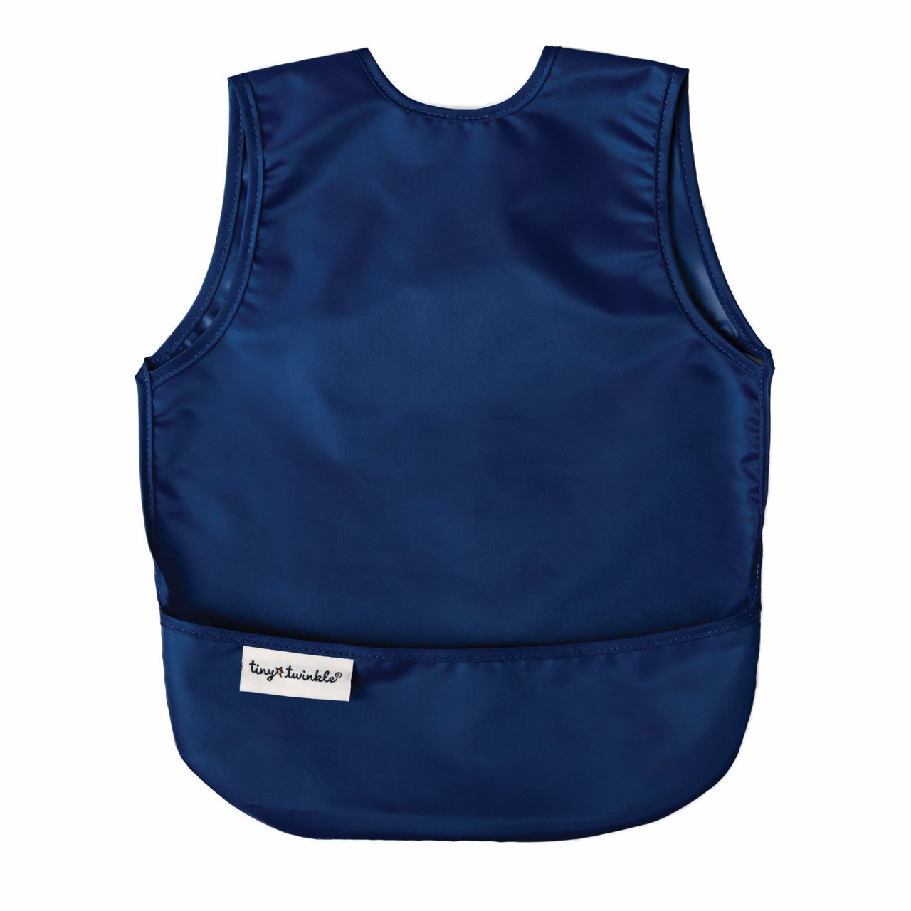 Tiny Twinkle - Mess - Proof Apron Bib Set of 2 - Grey, Dark Blue