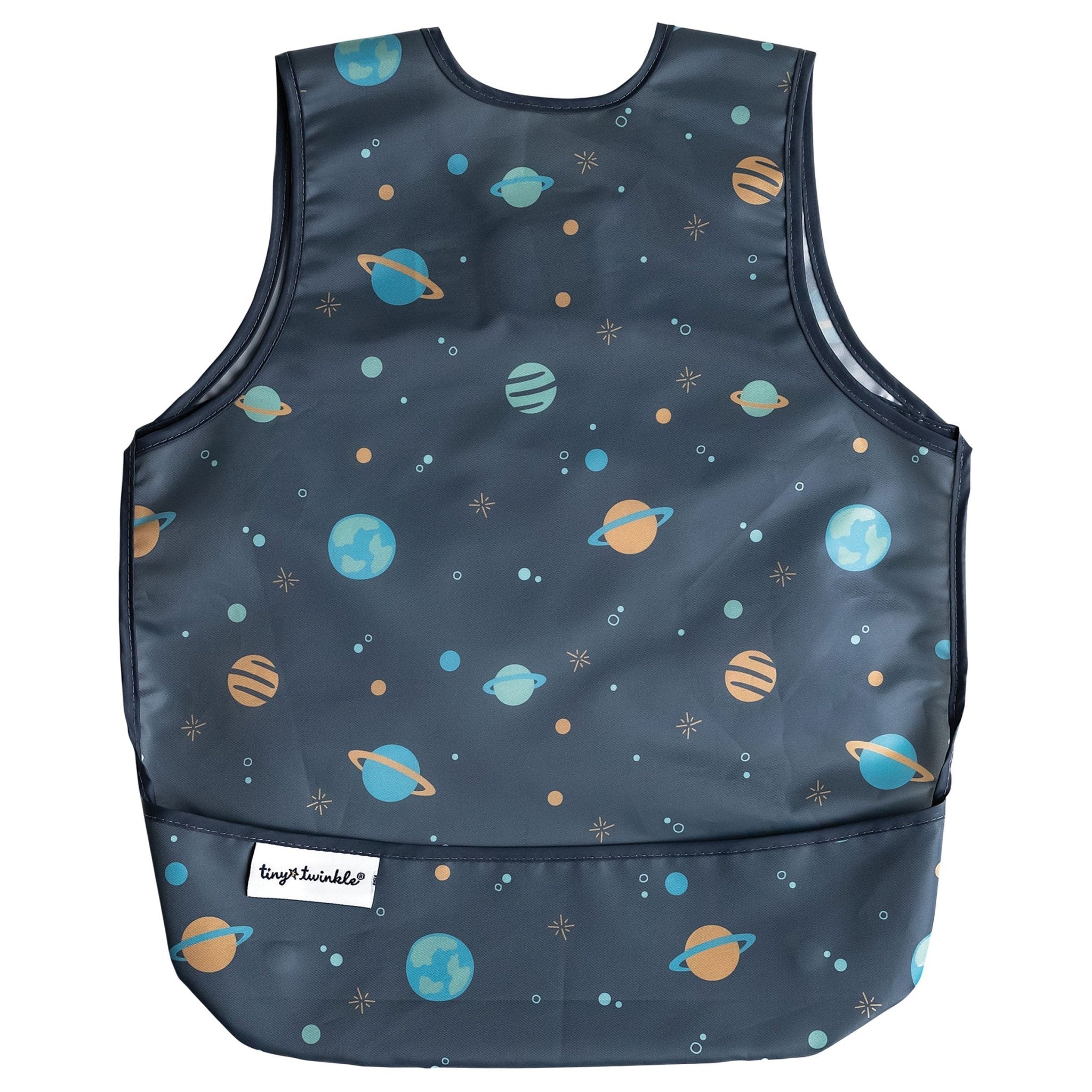 Tiny Twinkle - Mess - Proof Apron Bib - Space