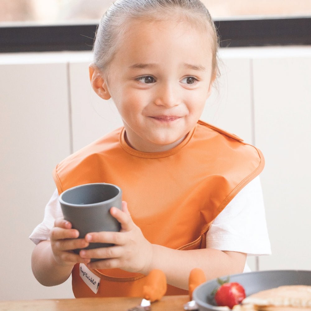 Tiny Twinkle - Mess - Proof Easy Bib 3 pack - Cowboy, Cinnamon, Sage