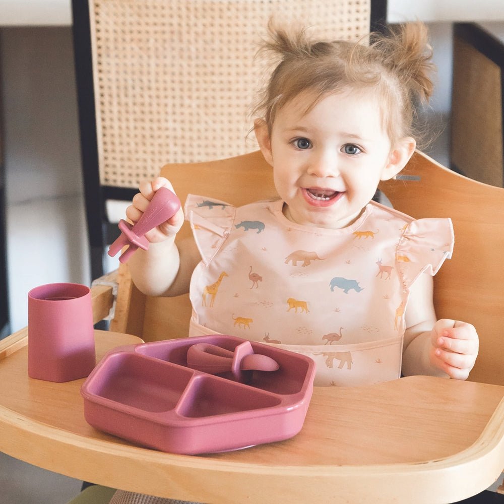 Tiny Twinkle - Mess - Proof Easy Bib 3 Pack - Petite Safari Set