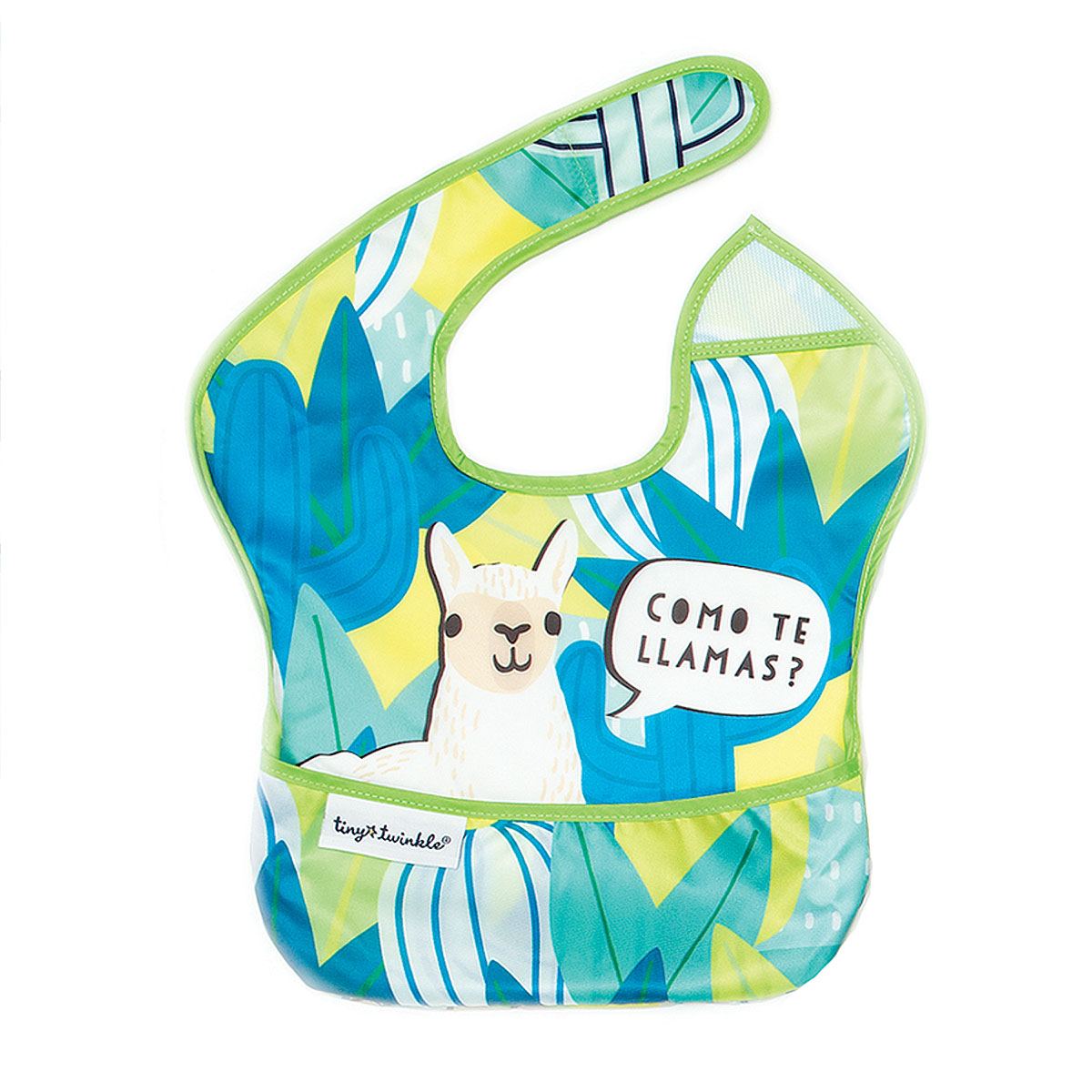 Tiny Twinkle - Mess - Proof Easy Bib - Como te llamas