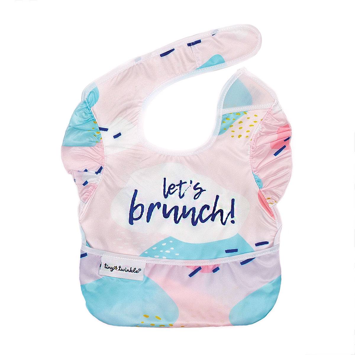 Tiny Twinkle - Mess - Proof Easy Bib - Let's Brunch