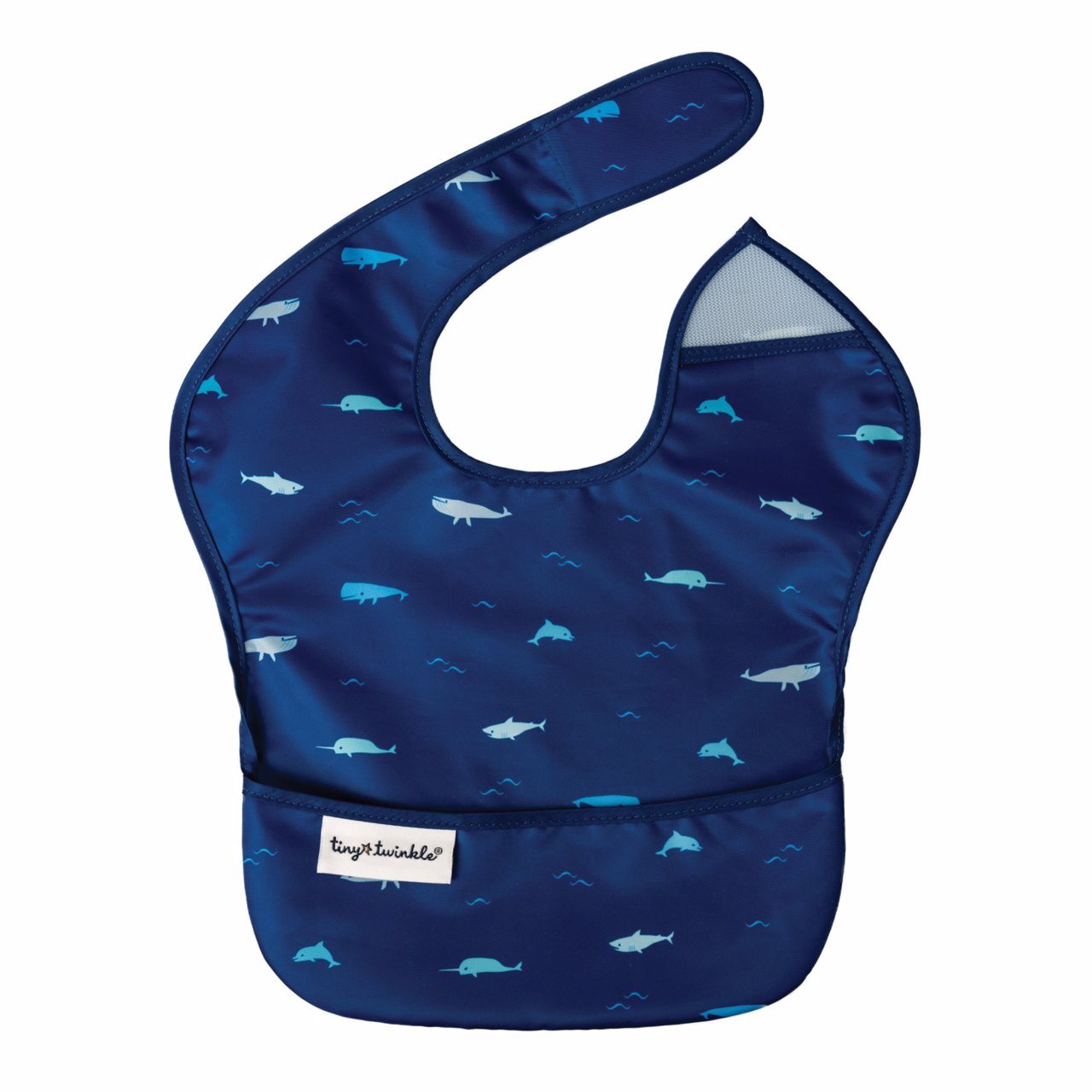 Tiny Twinkle - Mess - Proof Easy Bib - Ocean Life
