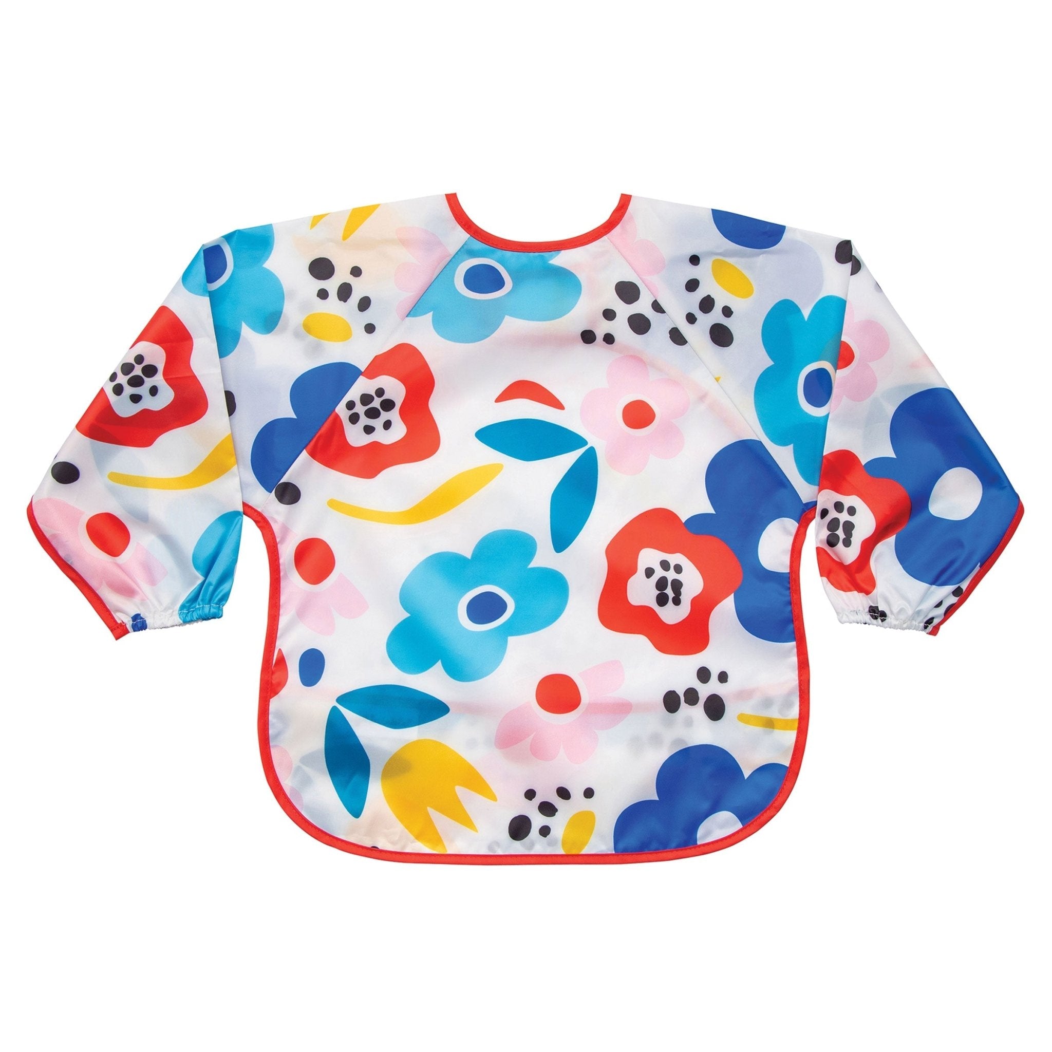 Tiny Twinkle - Mess - Proof Long Sleeve Bib - Modern Floral