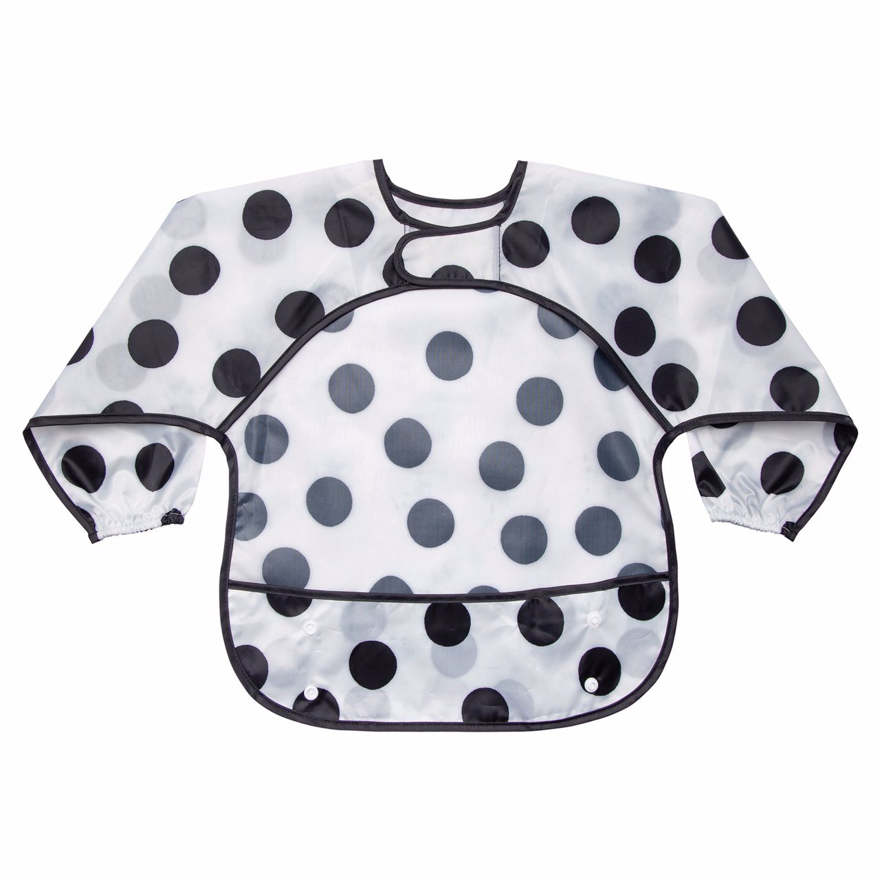 Tiny Twinkle - Mess - Proof Long Sleeve Bib - Polka Dot - Small/Large