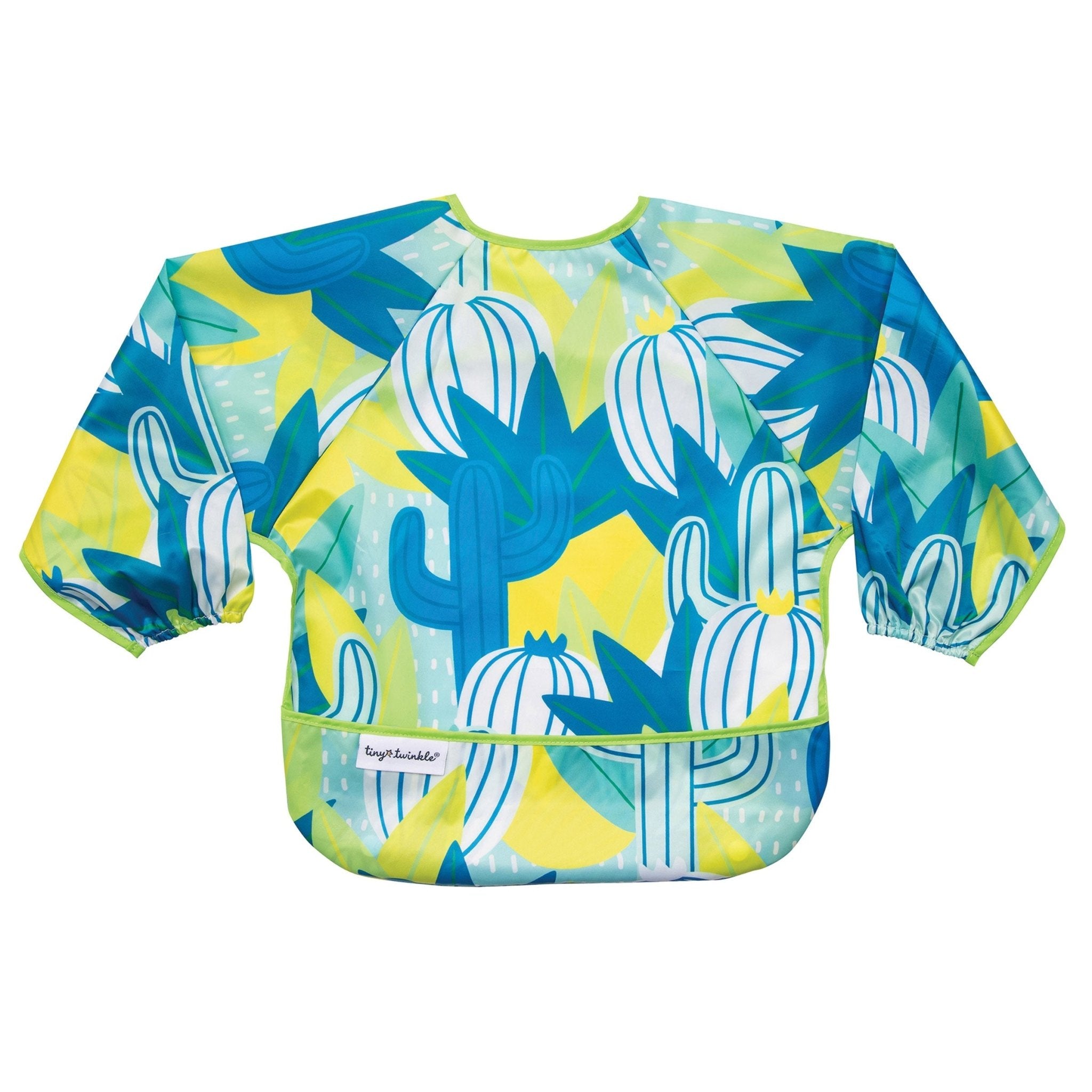 Tiny Twinkle - Mess - Proof Long Sleeve Bib - Saguaro - Small/Large