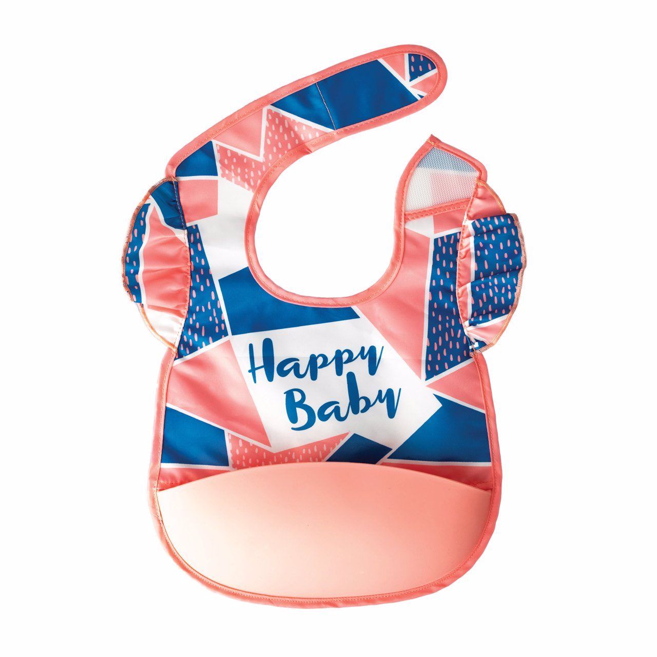Tiny Twinkle - Mess - Proof Silicone Pocket Bib - Happy Baby