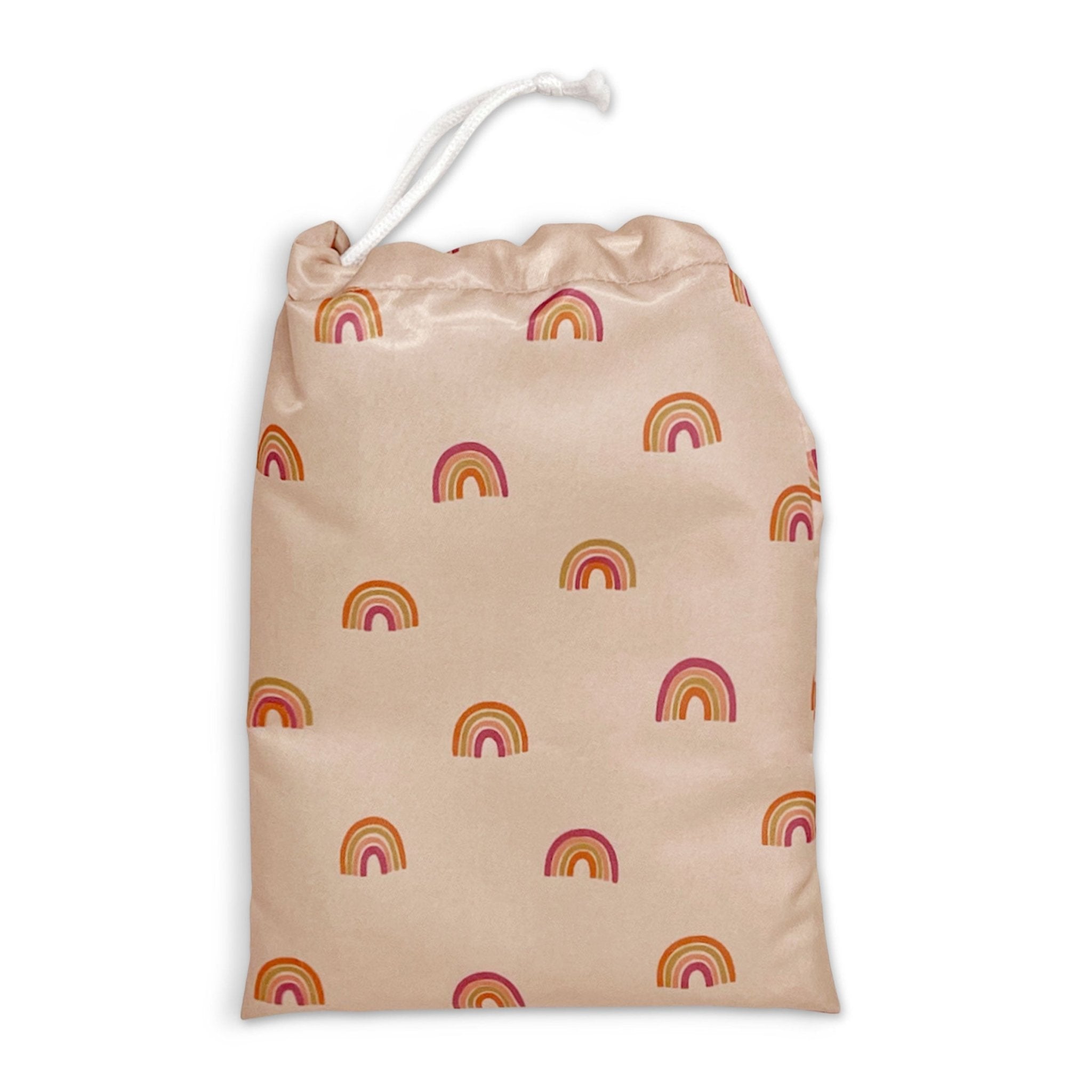 Tiny Twinkle - Mess - Proof Splat Mat for Mealtime and Playtime - Boho Rainbow