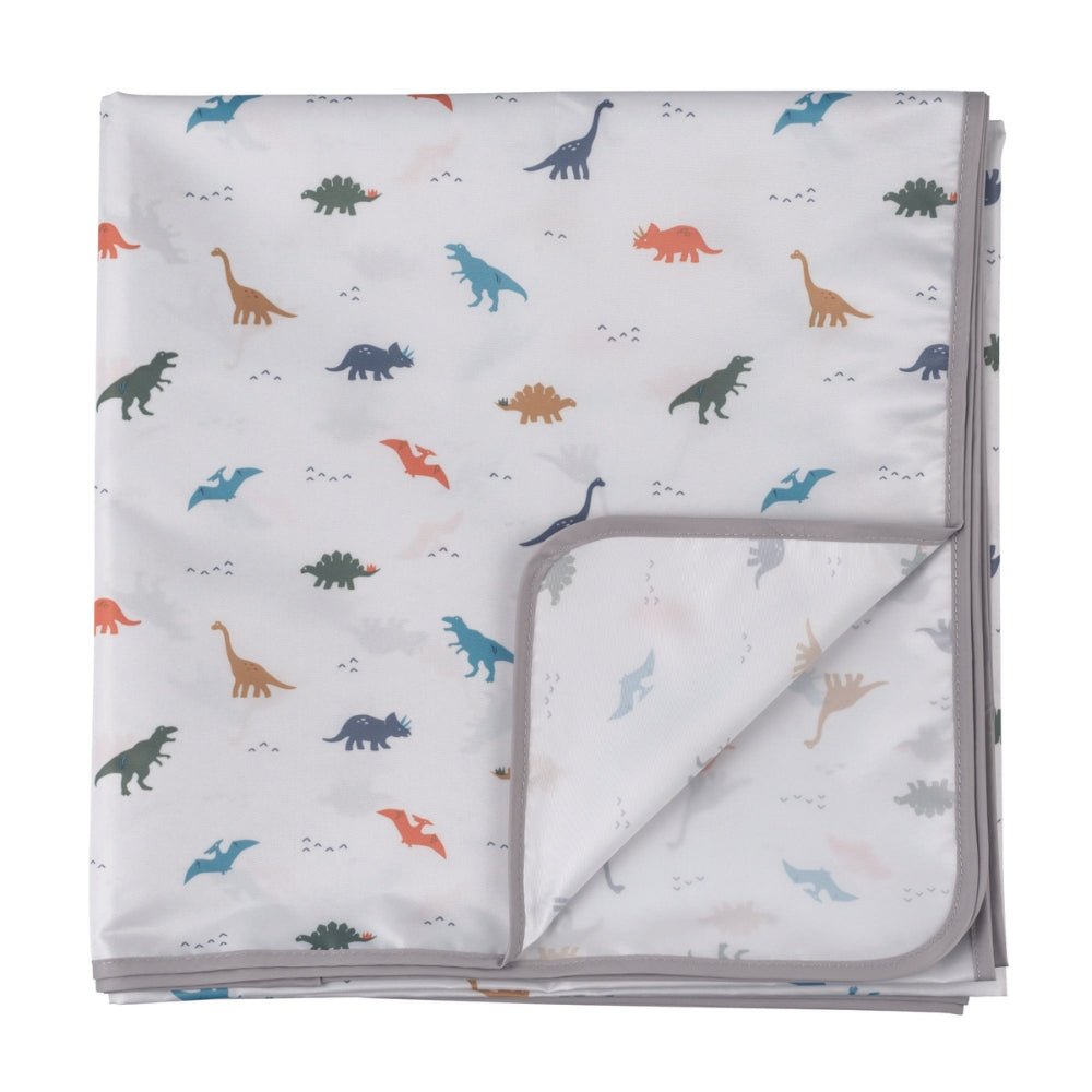 Tiny Twinkle - Mess - Proof Splat Mat for Mealtime and Playtime - Dinosaur
