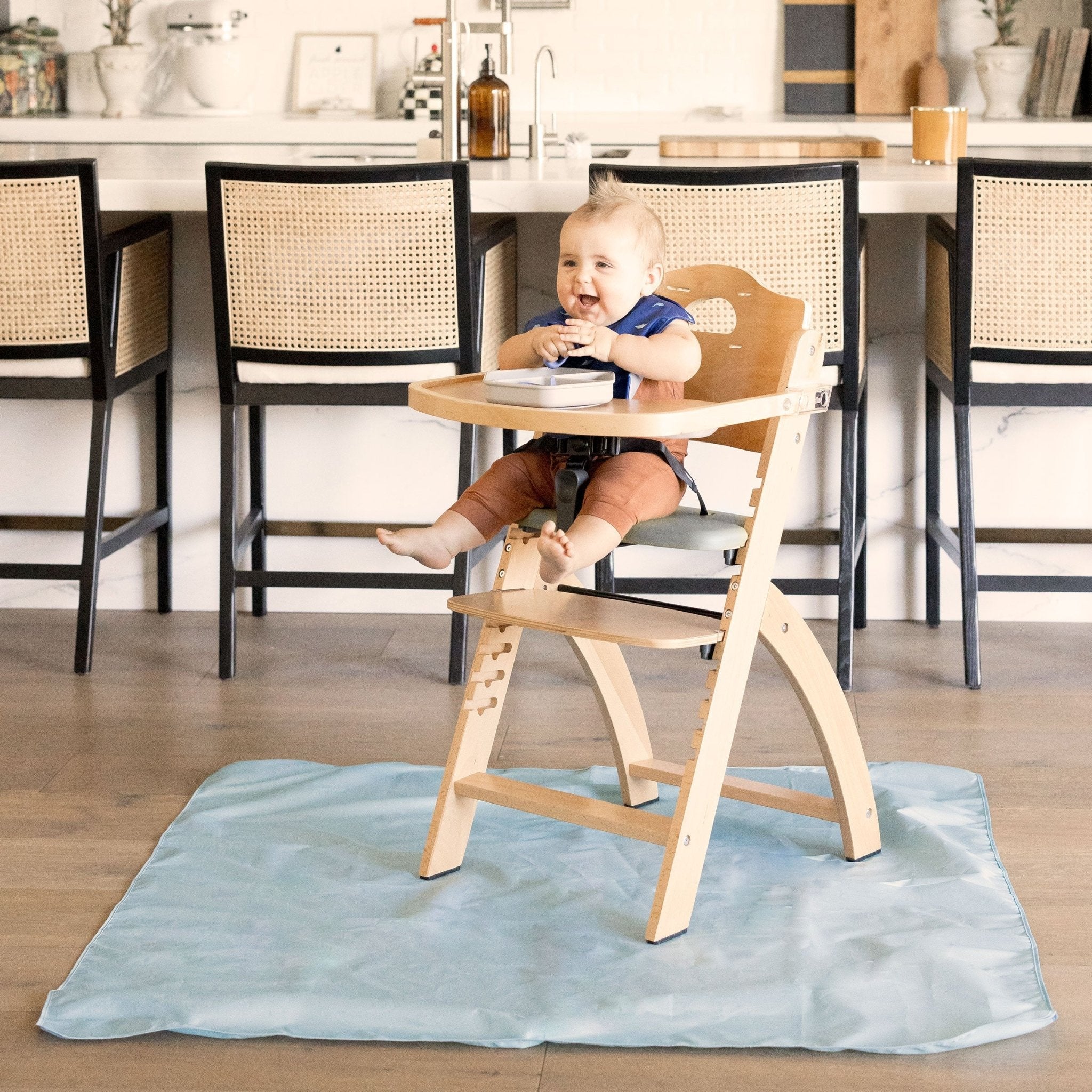 Tiny Twinkle - Mess - Proof Splat Mat for Mealtime and Playtime - Unicorn