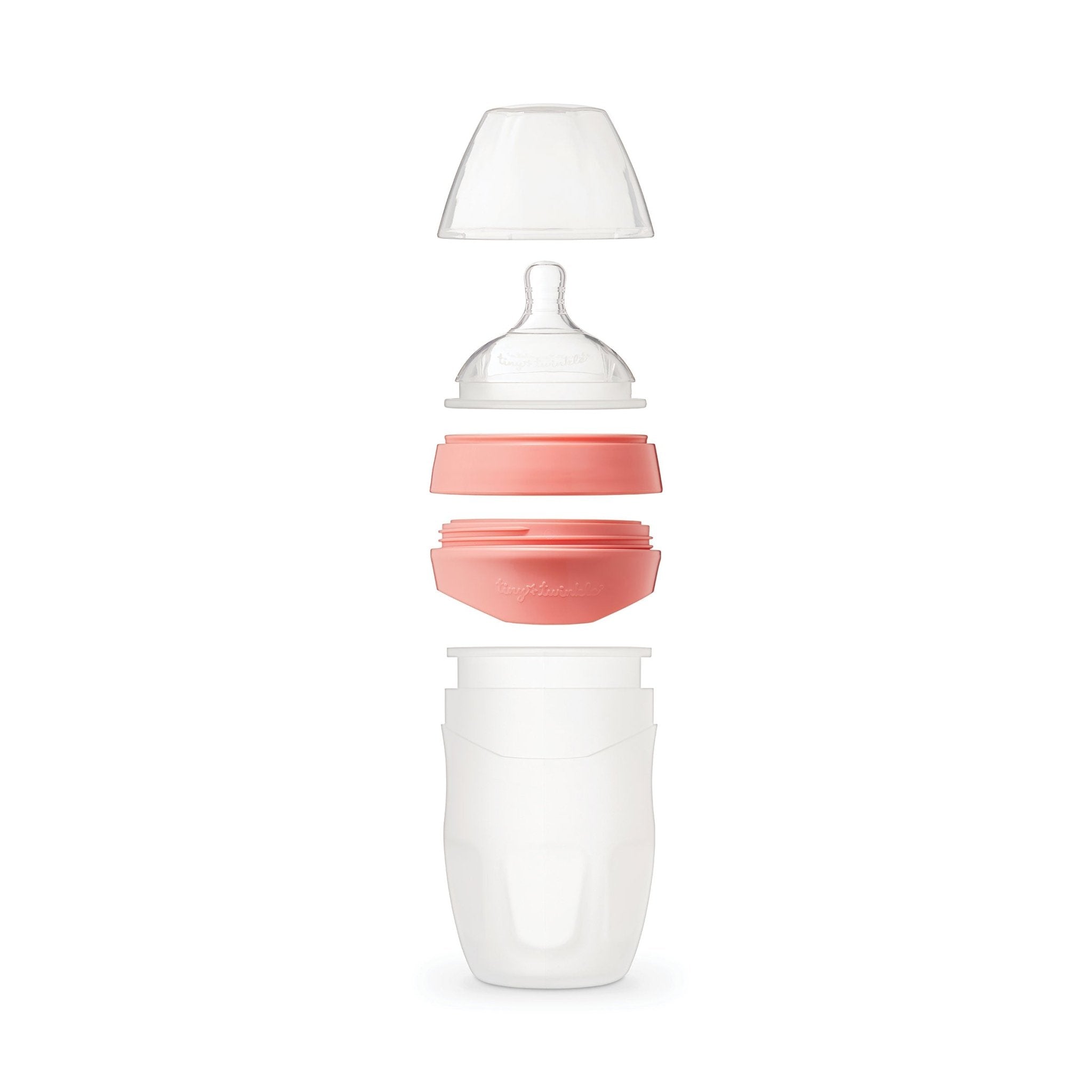 Tiny Twinkle - Silicone Baby Bottle - Blossom