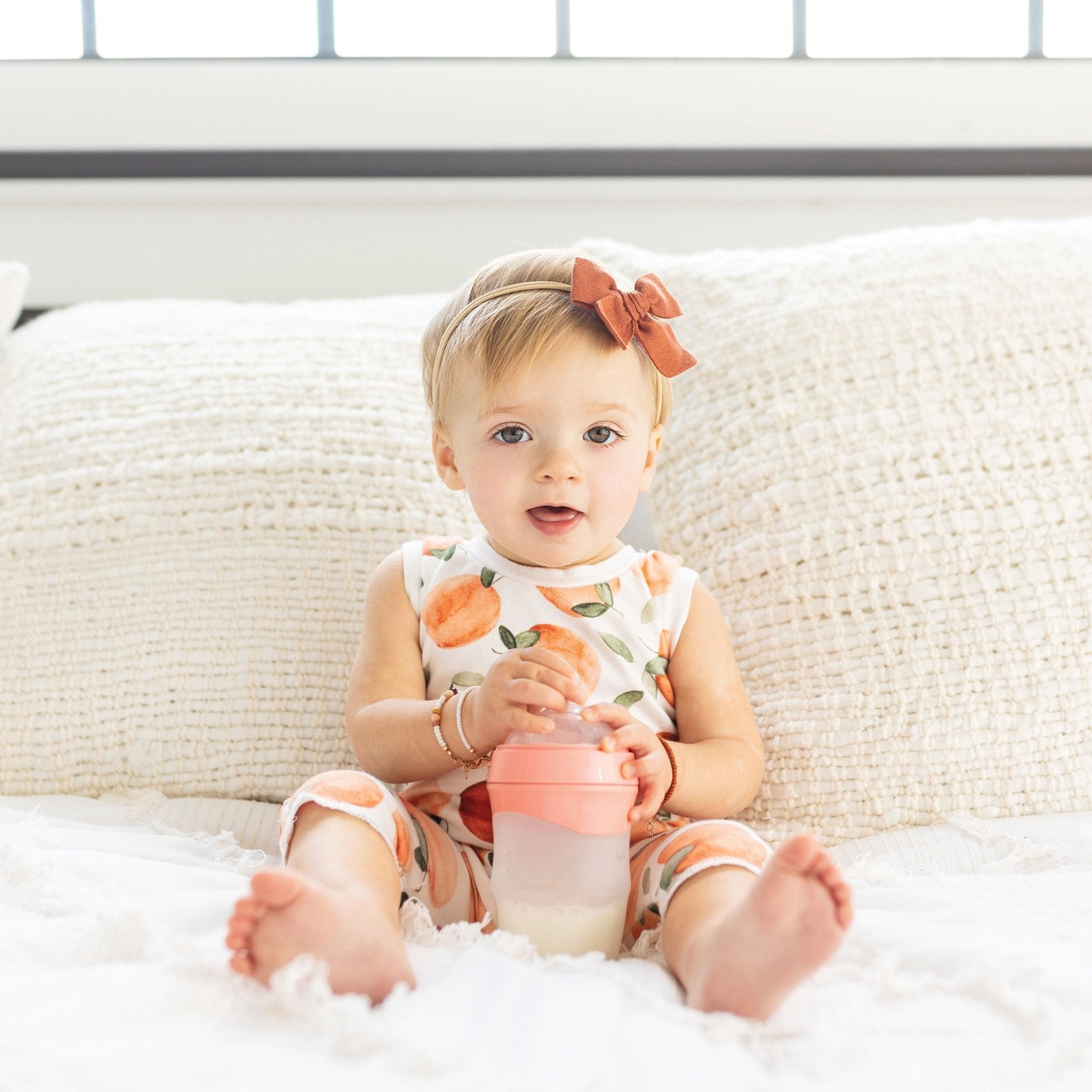 Tiny Twinkle - Silicone Baby Bottle - Blossom