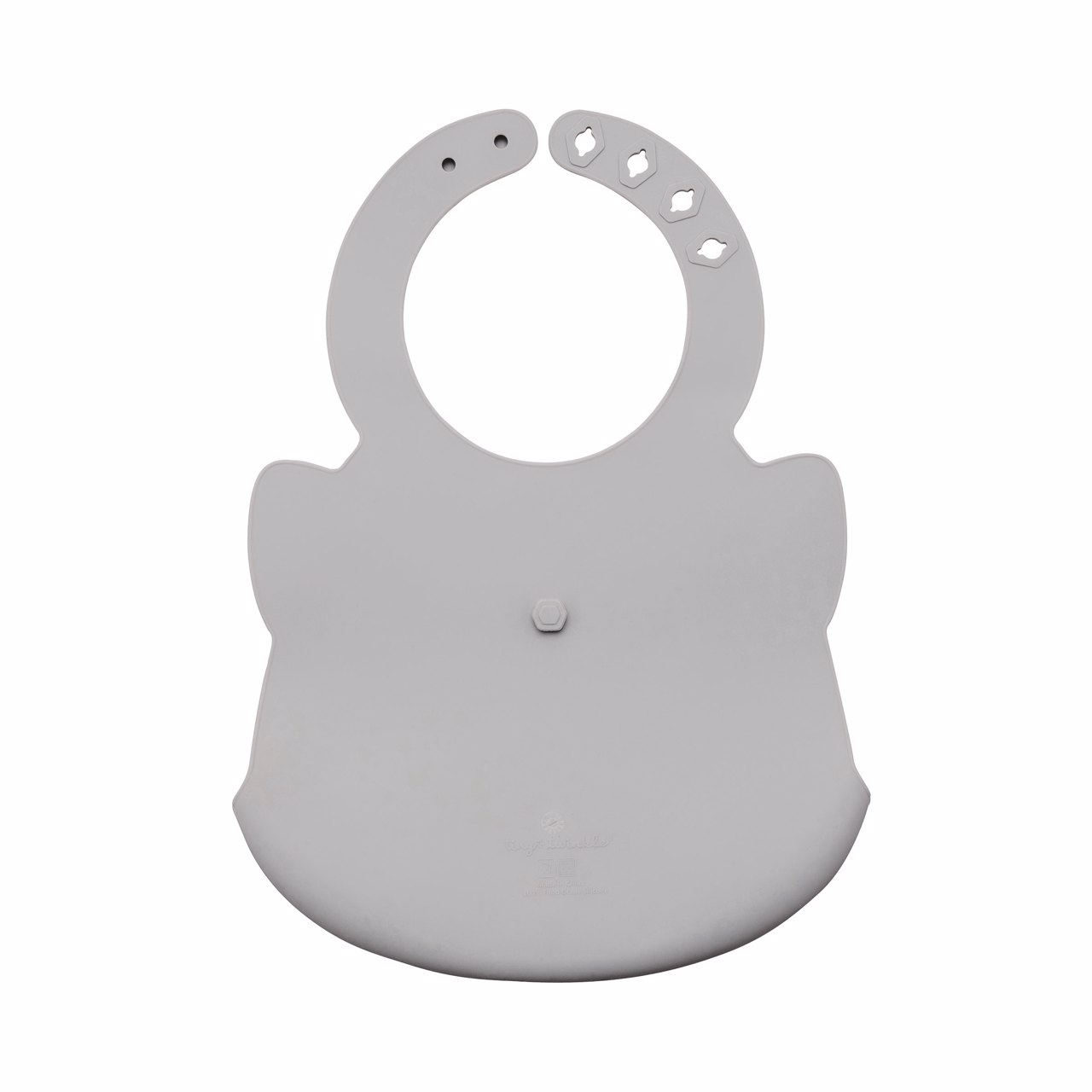 Tiny Twinkle - Silicone Roll - up Bib - Grey Fox