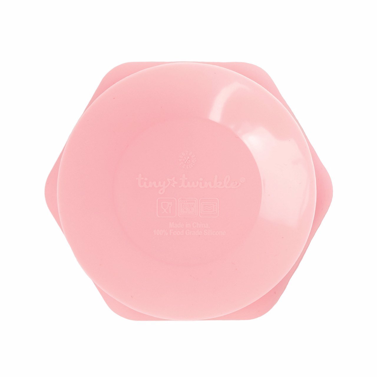 Tiny Twinkle - Silicone Suction Bowl and Lid Set - Rose