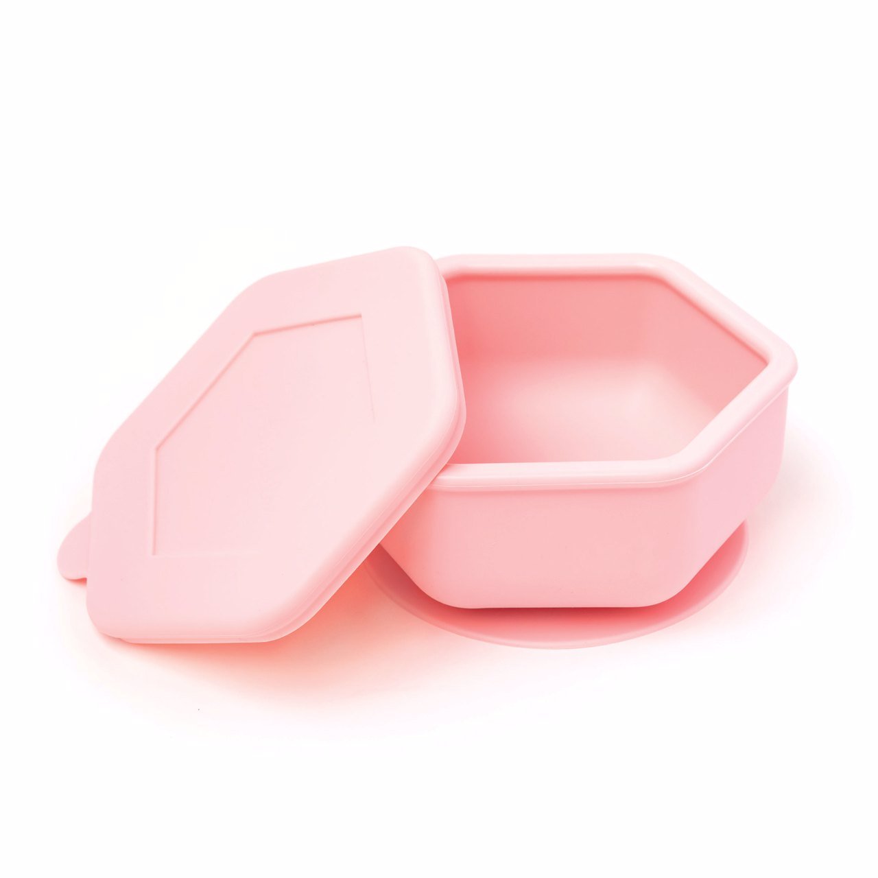 Tiny Twinkle - Silicone Suction Bowl and Lid Set - Rose