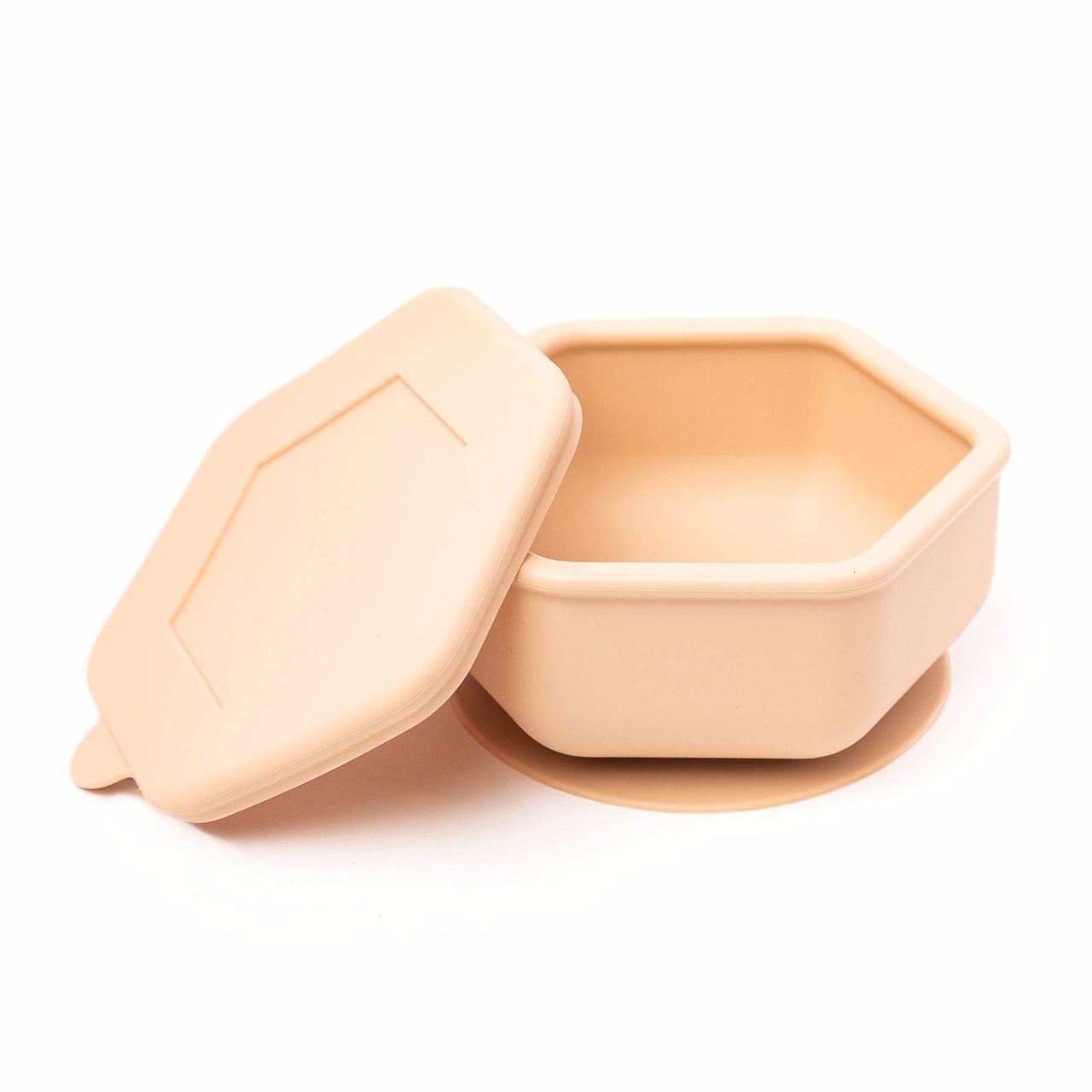 Tiny Twinkle - Silicone Suction Bowl and Lid Set - Sand