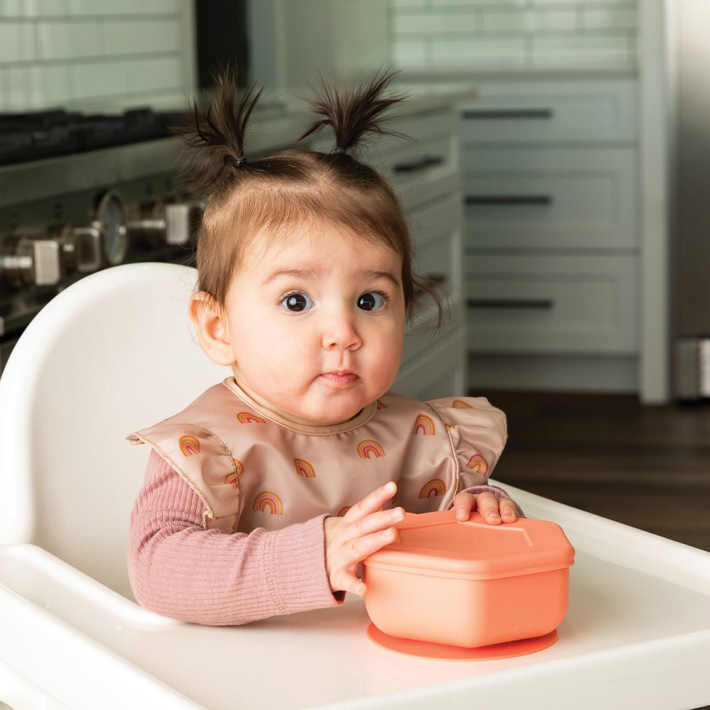 Tiny Twinkle - Silicone Suction Bowl - Coral