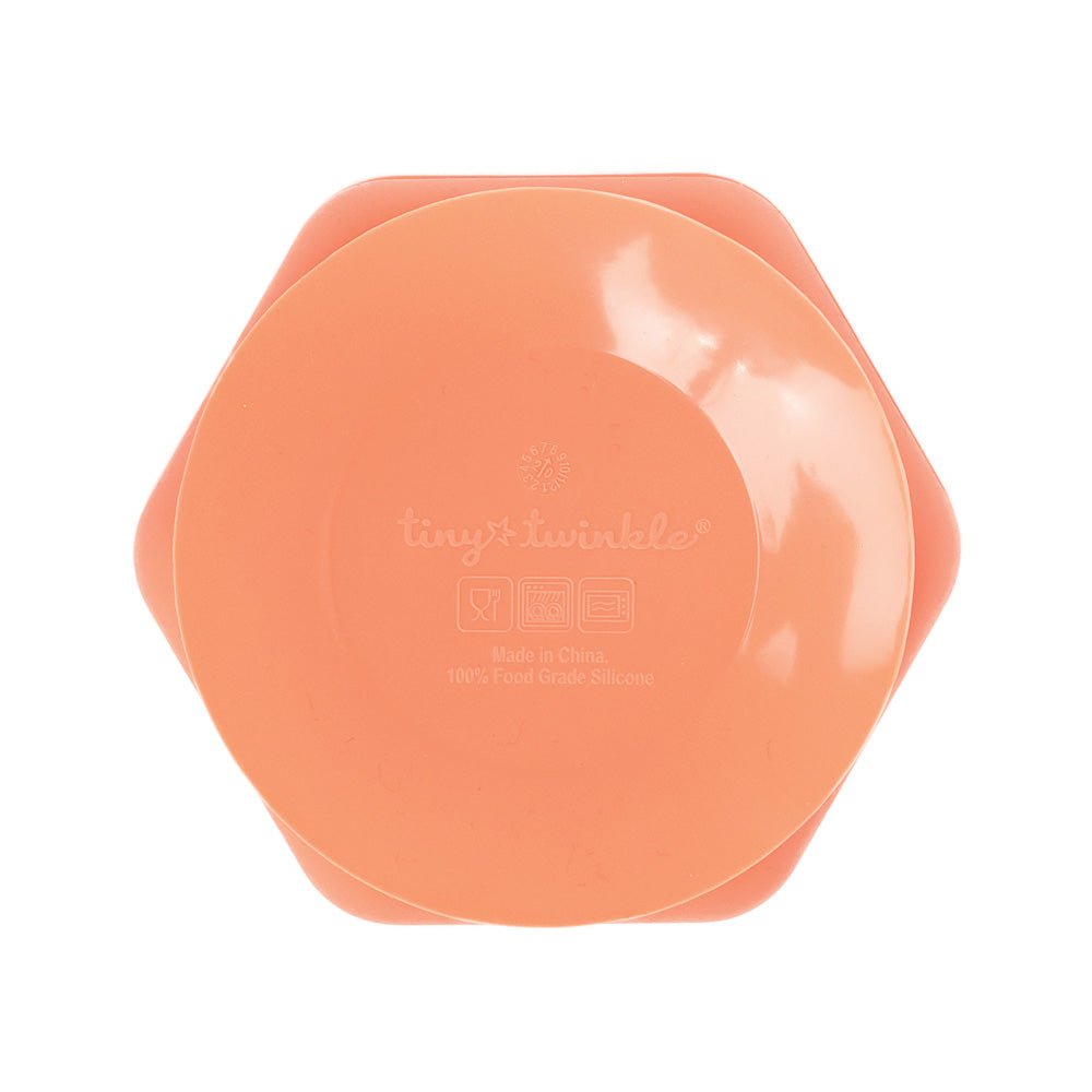 Tiny Twinkle - Silicone Suction Bowl - Coral