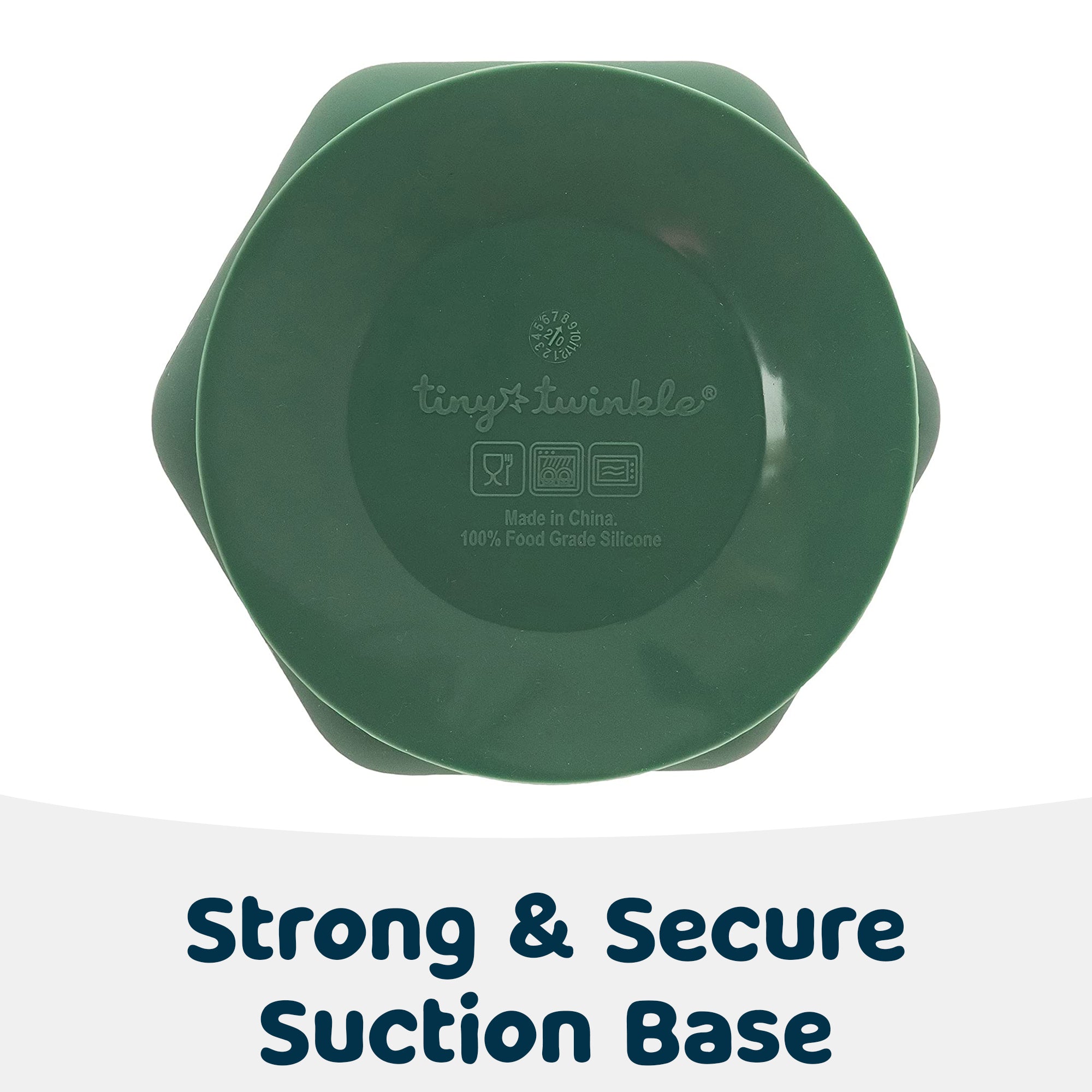 Tiny Twinkle - Silicone Suction Bowl - Olive Green