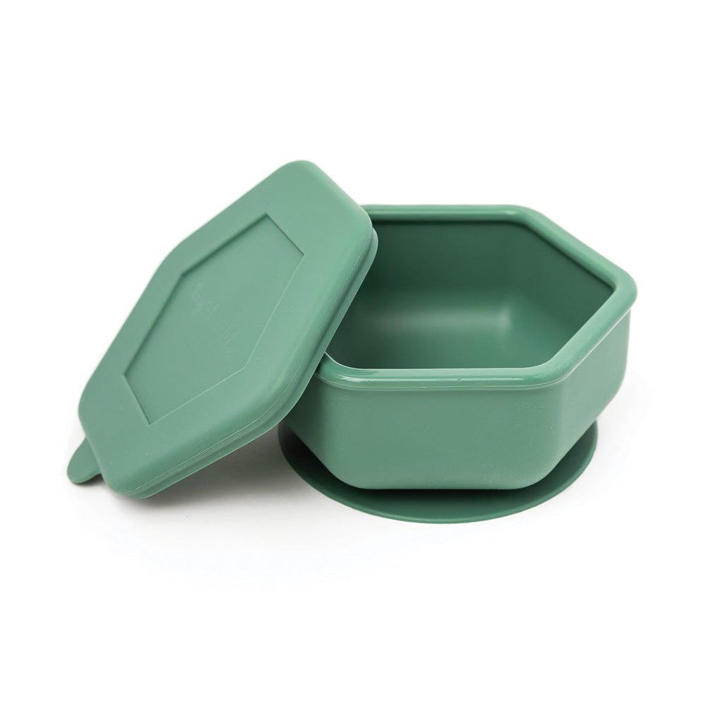 Tiny Twinkle - Silicone Suction Bowl - Olive Green