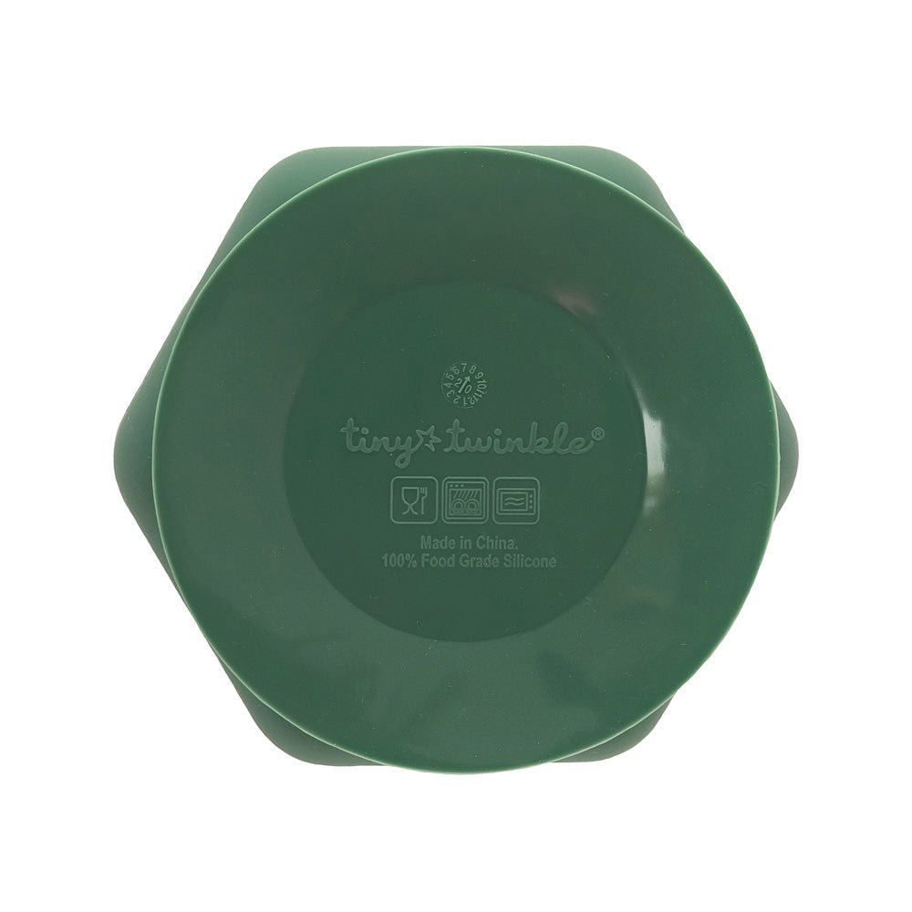 Tiny Twinkle - Silicone Suction Bowl - Olive Green