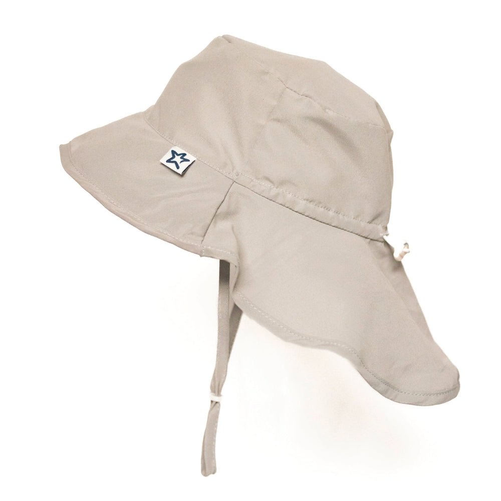 Tiny Twinkle - Sun Protection Flap Hat - Gray